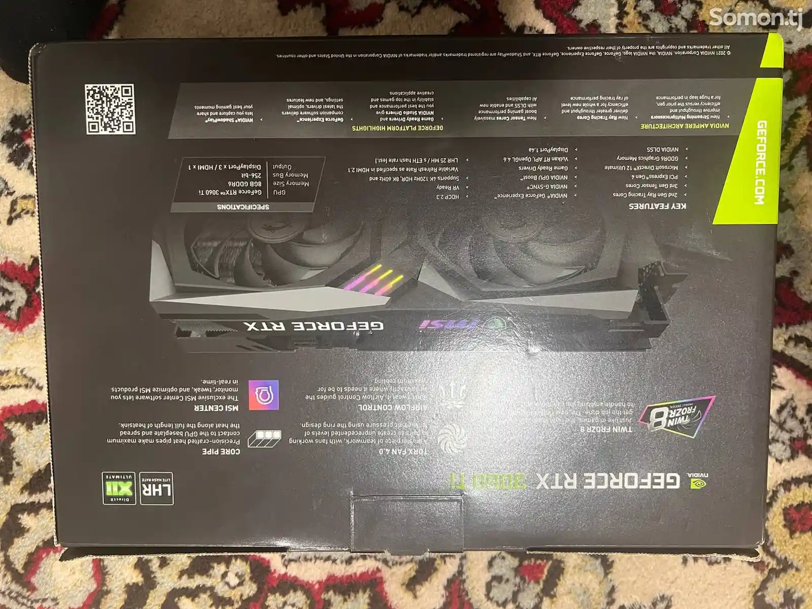 Видеокарта Geforce RTX 3060 TI-2