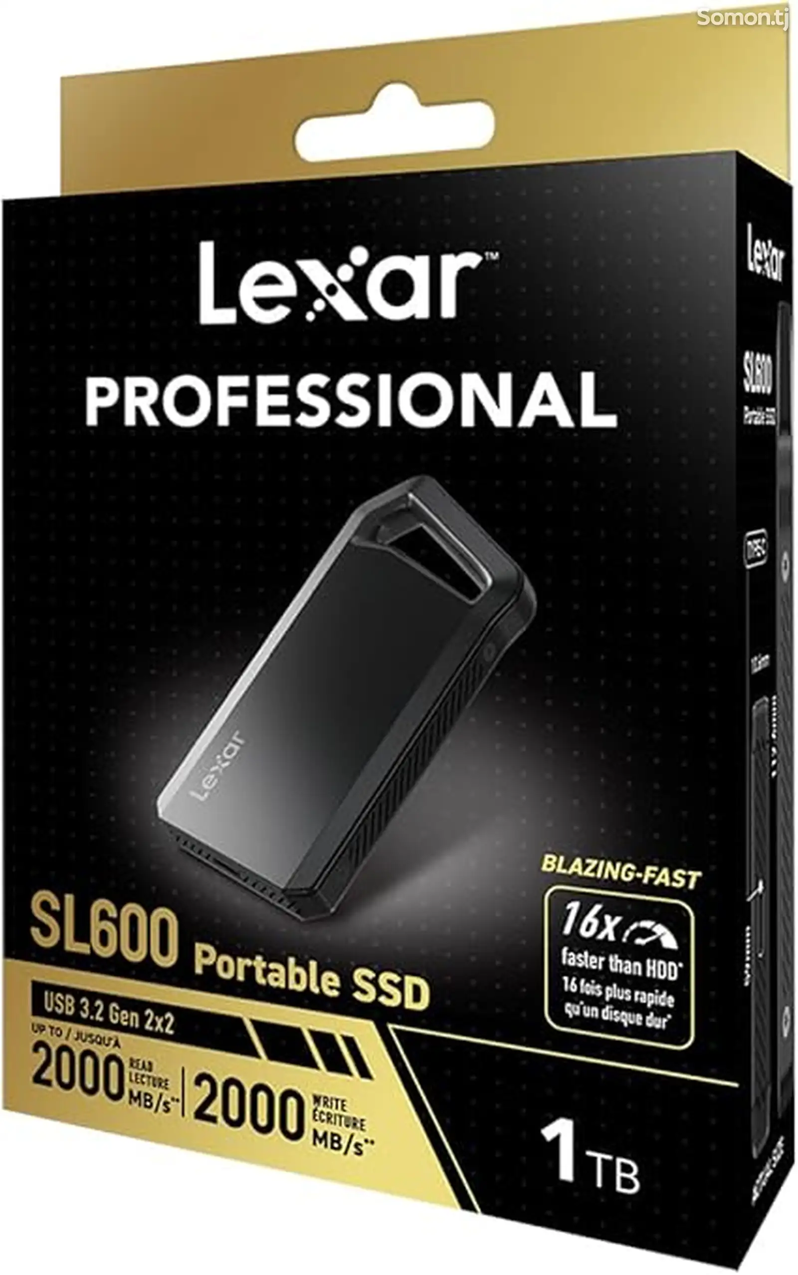 Внешний жёсткий диск SSD Lexar SL600 USB 3.2 Type-C Portable External SSD - 1TB-1