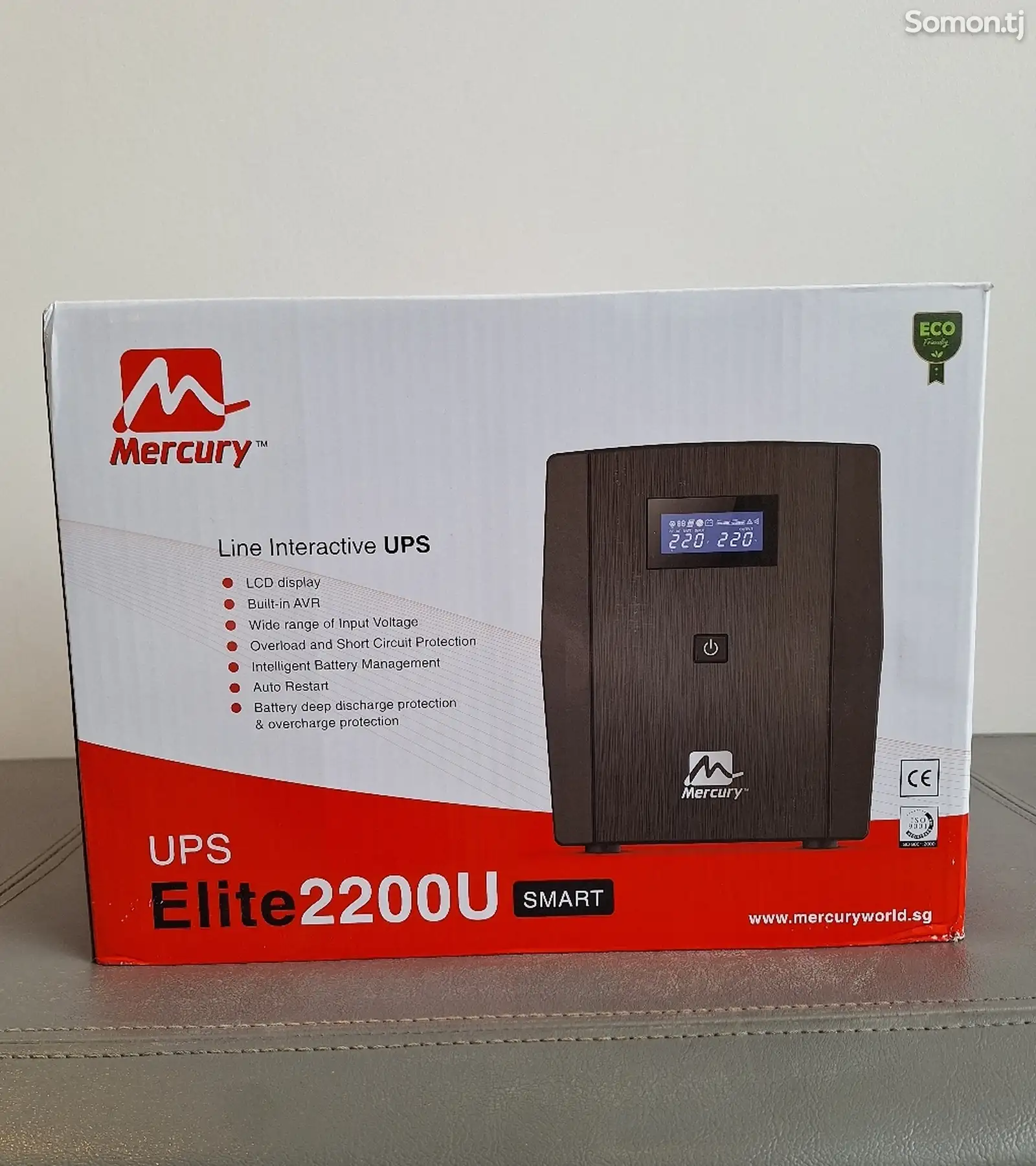 Источник бесперебойного питания UPS Mercury Elite 2200U Smart-1