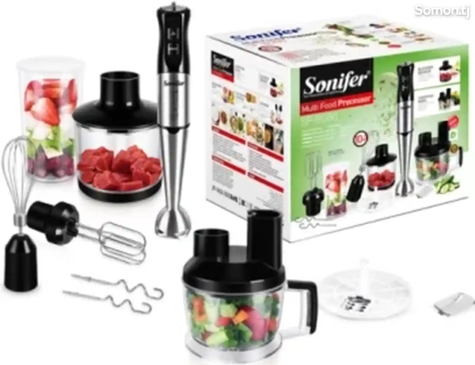 Кухонный комбайн Sonifer Multi Food 10 в 1, Модель SF-8086-2