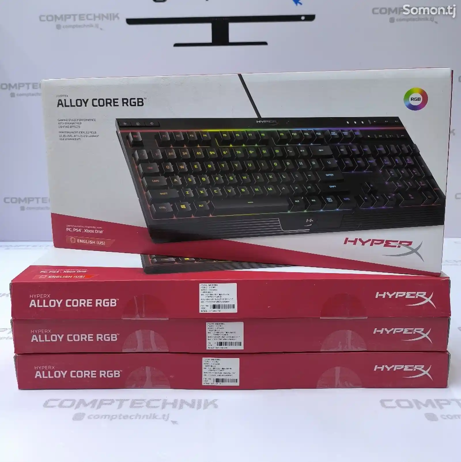 Игровая клавиатура HyperX Alloy Core USB RGB Black-4