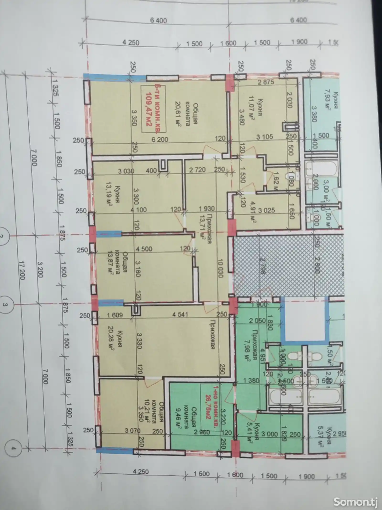 5-комн. квартира, 1 этаж, 110 м², Пеши Ёвар-7