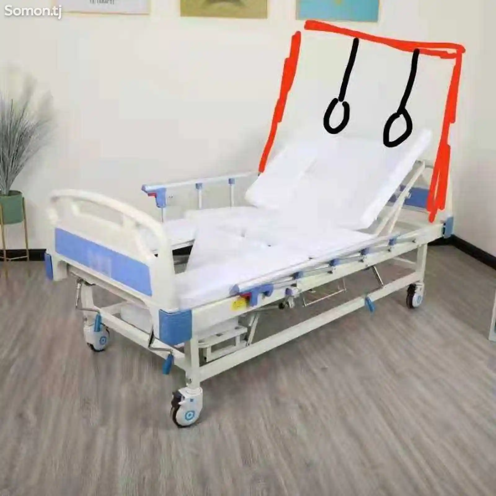 Медицинская функциональная кровать-10