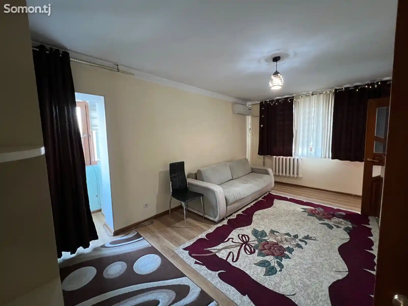 1-комн. квартира, 7 этаж, 37 м², Исмоили Сомони-4