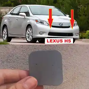 Буксировочная заглушка от Lexus HS 2010