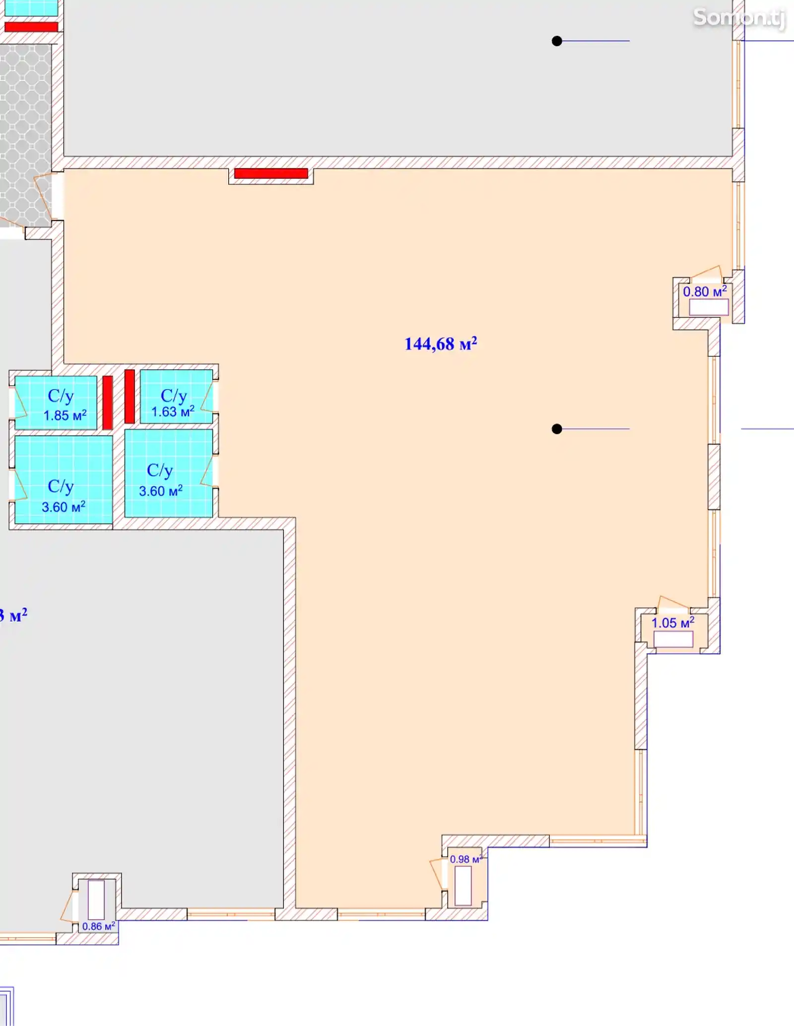 4-комн. квартира, 12 этаж, 144 м², Старый Аэропорт-2