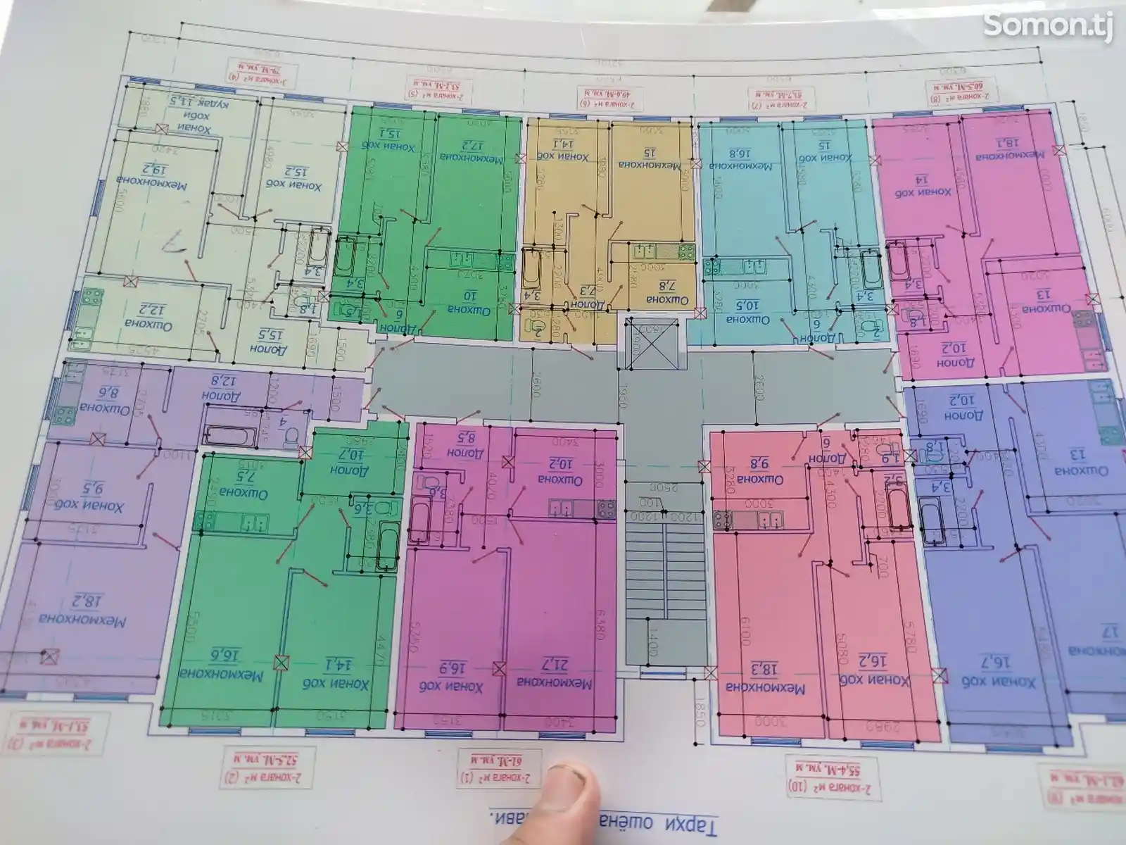 2-комн. квартира, 4 этаж, 40 м², Поворот Ленинграда-8