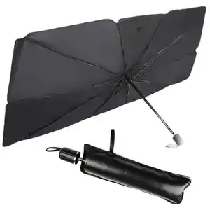 Cолнцезащитная складная шторка зонт для автомобиля
