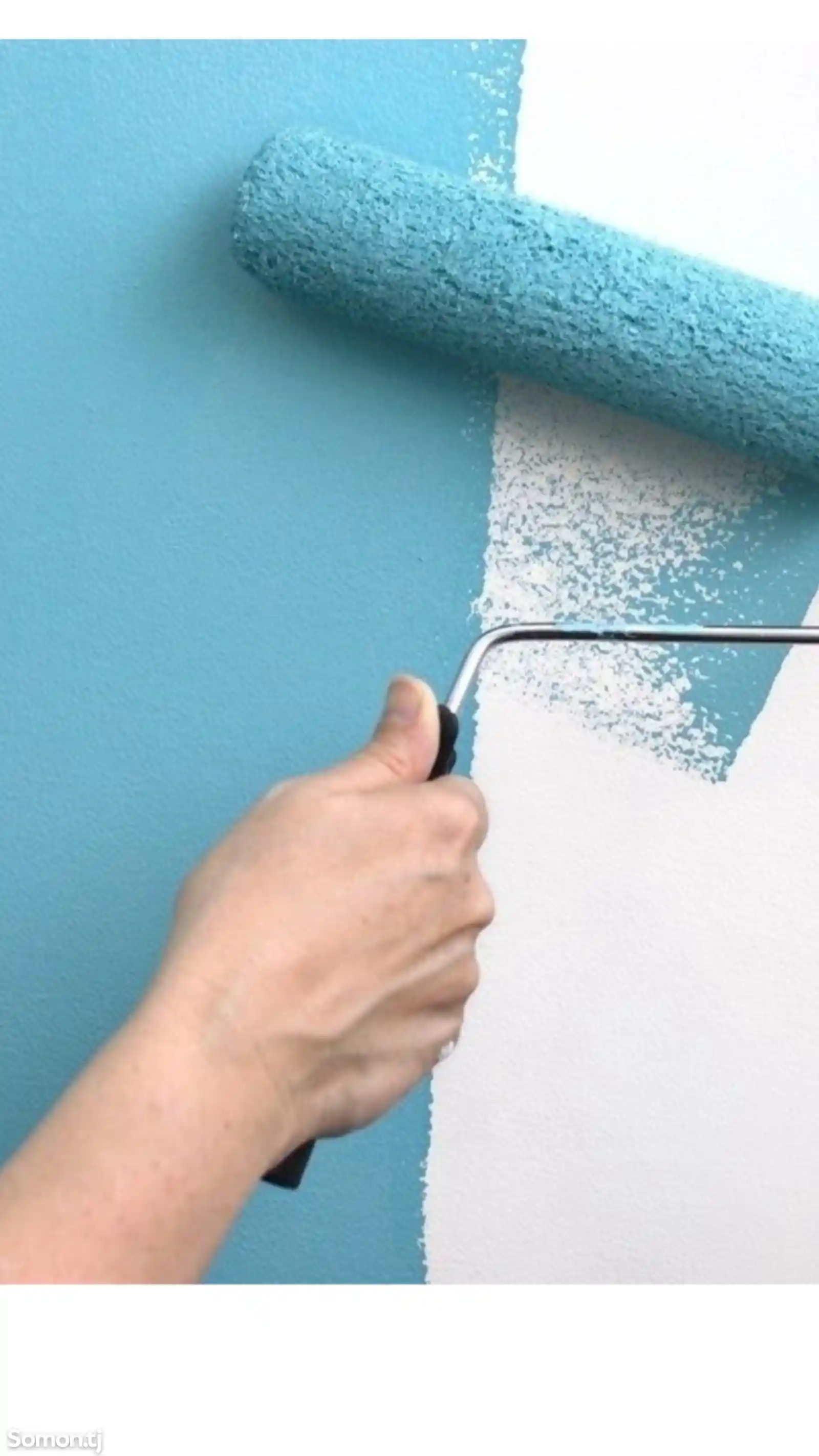Услуги по покраске стен с компрессором-5
