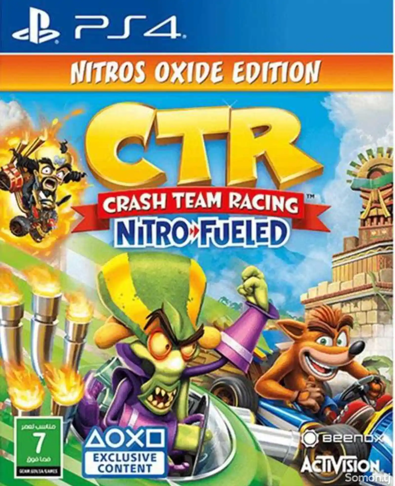 Игра Crash Team Racing Nitro Fueled Nitros Oxide Edition для Sony PS4-1