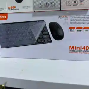 Беспроводная мышка и клавиатура Meetion mini 4000