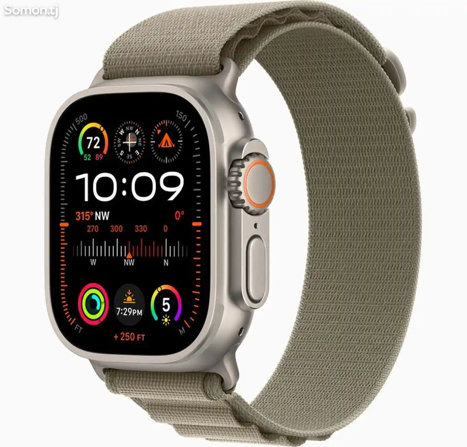 Cмарт часы Apple Watch Ultra 2 49mm Titanium Olive Alpine Loop M-4
