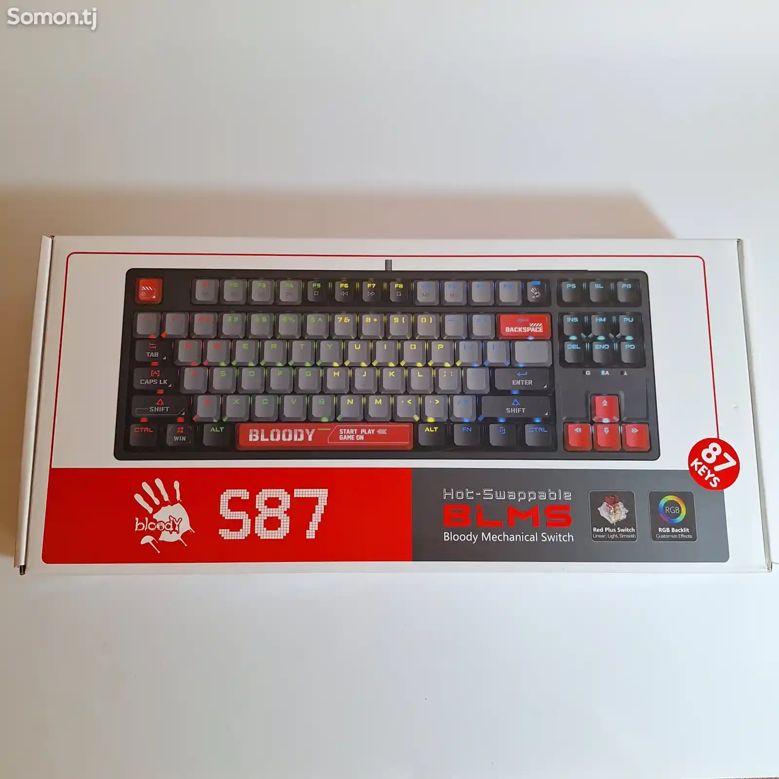 Механическая клавиатура С RGB-подсветкой Bloody S87-3