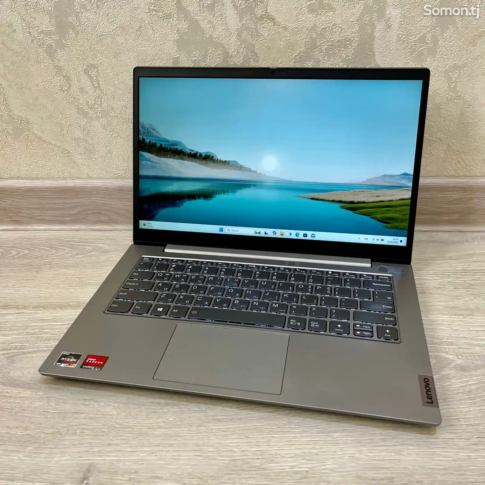 Ноутбук Lenovo Thinkbook, ryzen 7, 8RAM, 256 SSD M.2-1