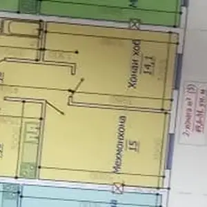 2-комн. квартира, 7 этаж, 49 м², поворот фабрики Ленинград