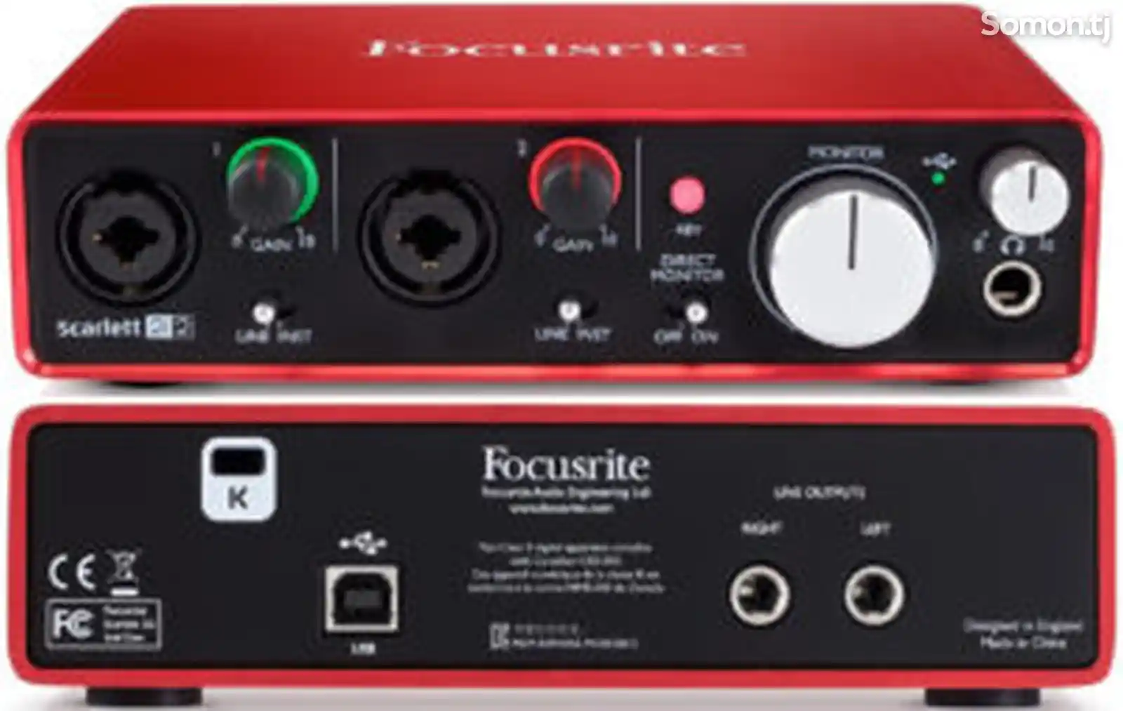 Звуковая карта Focusrite Scarlett 2i2-2