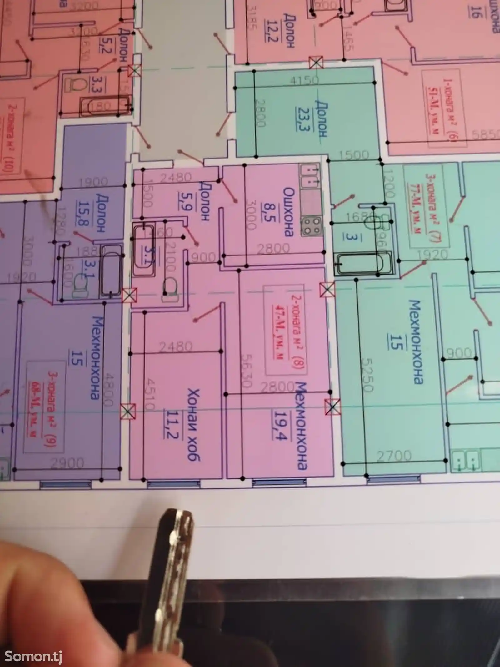 2-комн. квартира, 11 этаж, 47 м², Поворот Ленинграда