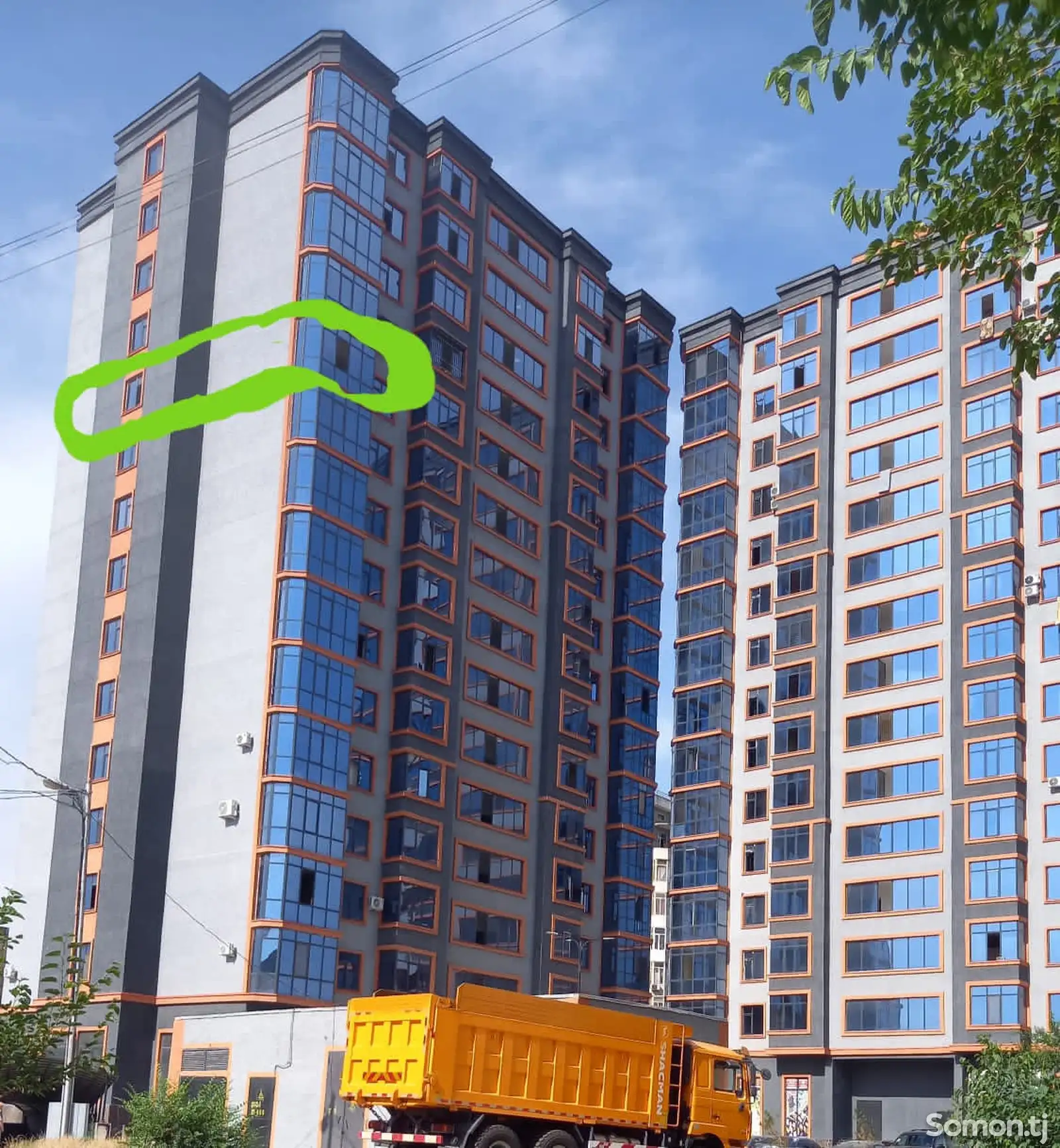 3-комн. квартира, 11 этаж, 80 м², Фирдавси, кучаи сохилй-1