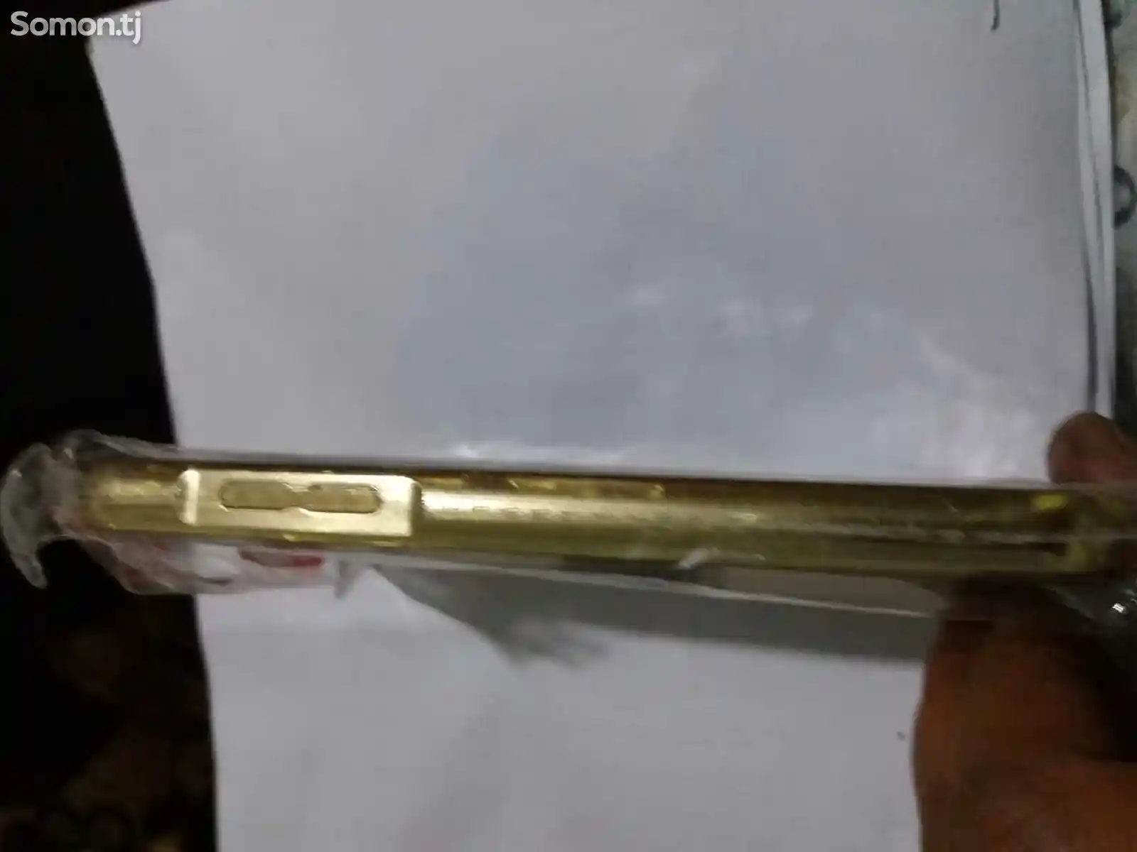 Чехол металлический Gold для Samsung Note II 7100-3