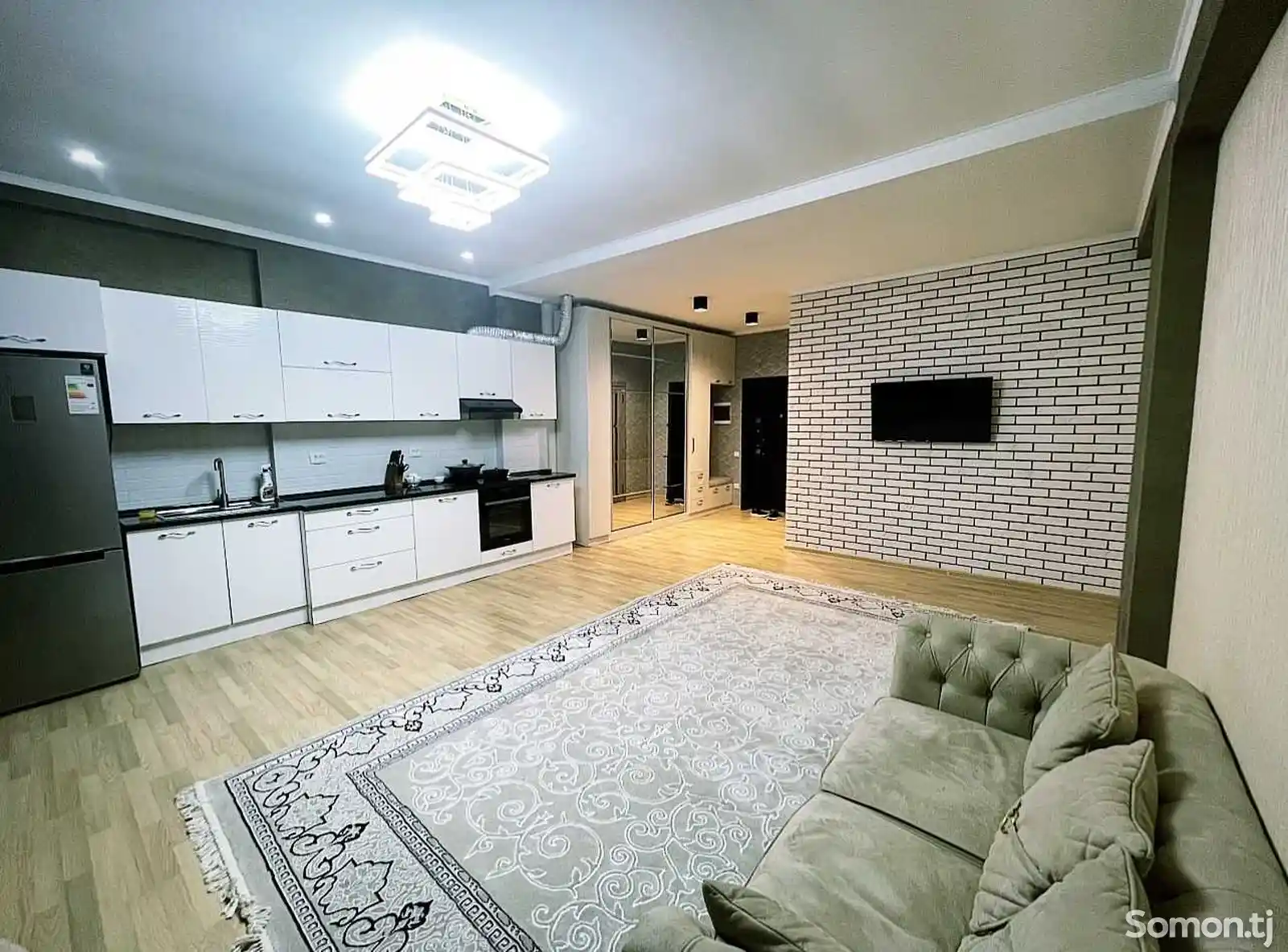 1-комн. квартира, 8 этаж, 55 м², Шохмансур-5