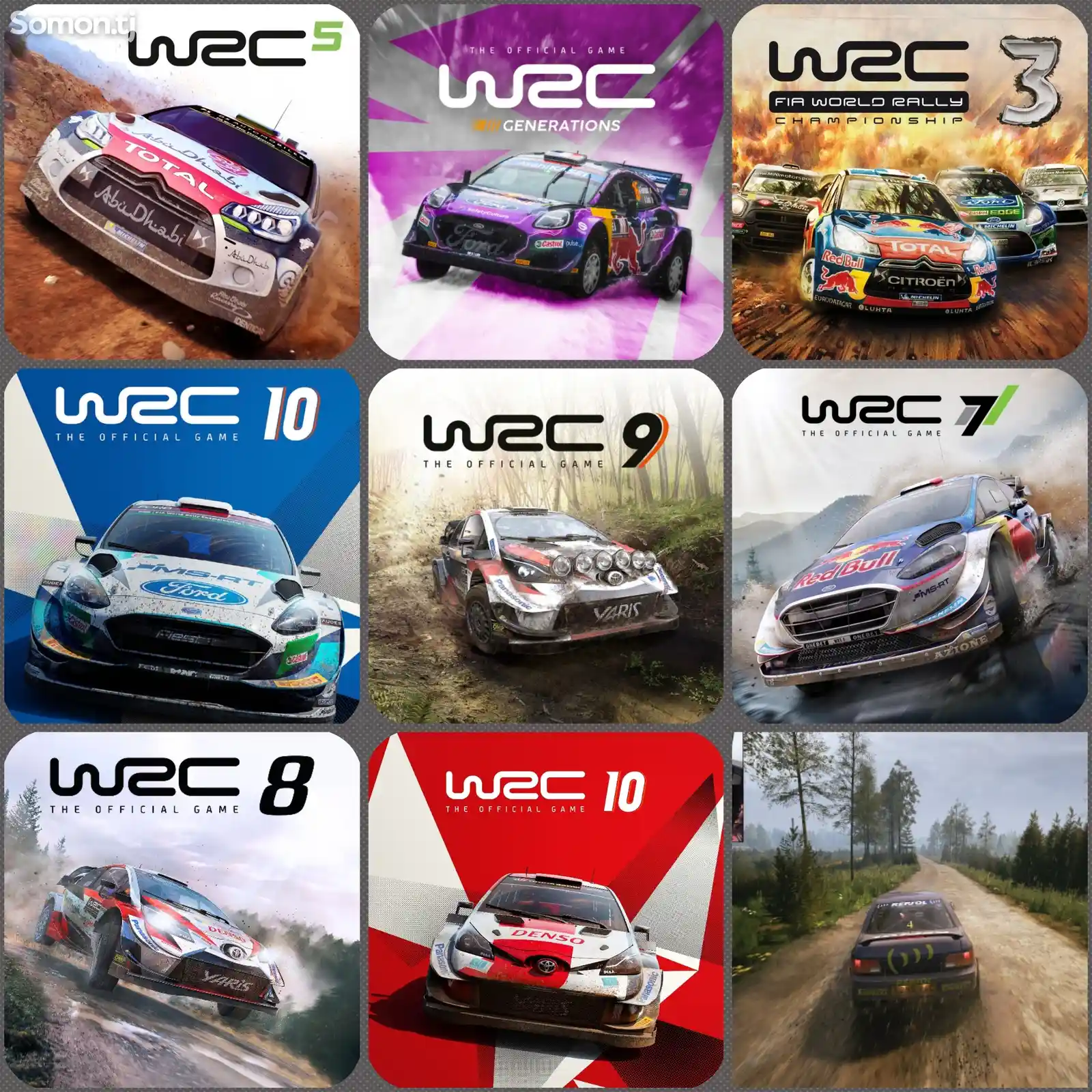 Антология гонок WRC на PC-1