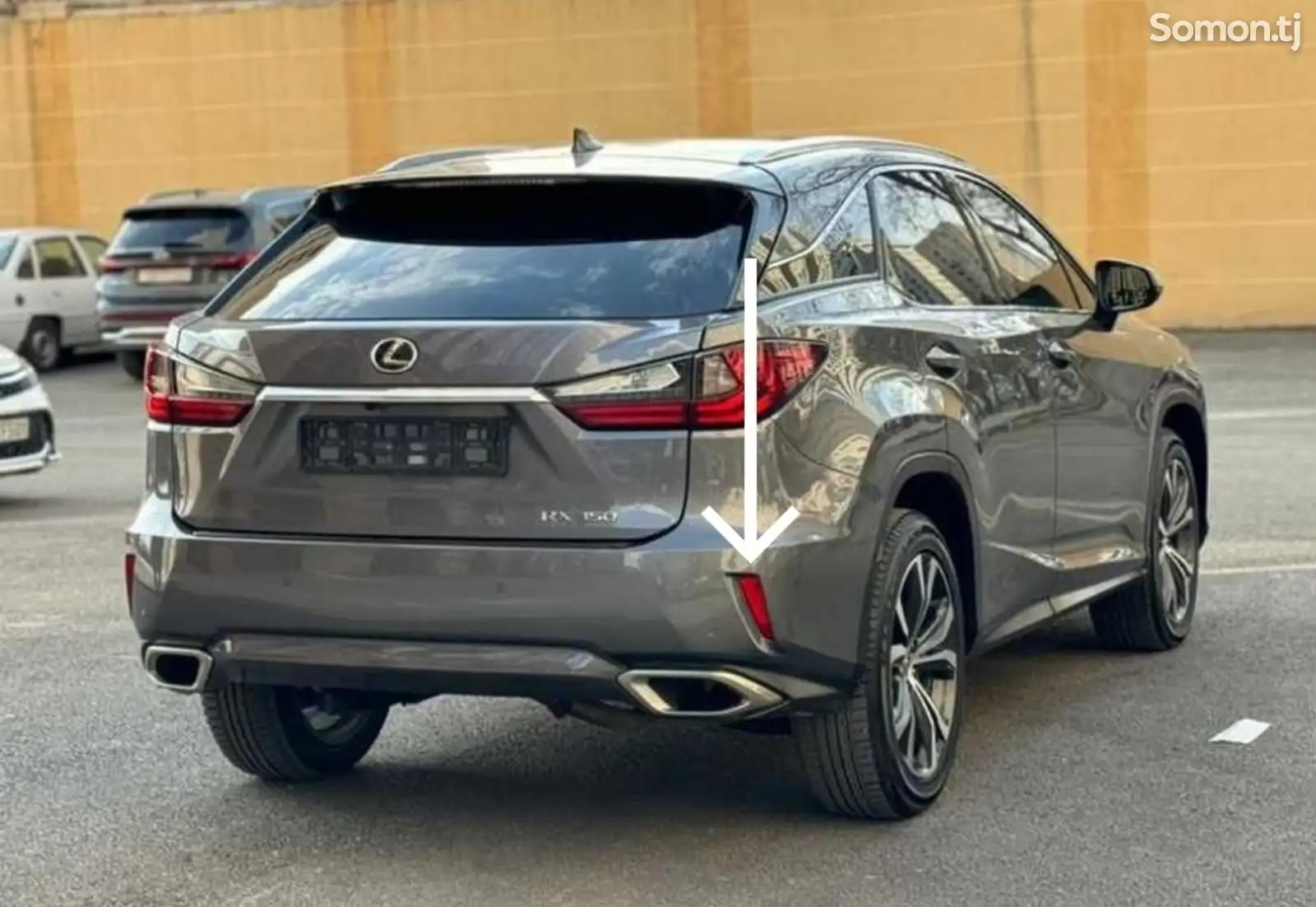 Катафот заднего бампера от lexus rx 2016-2018-1