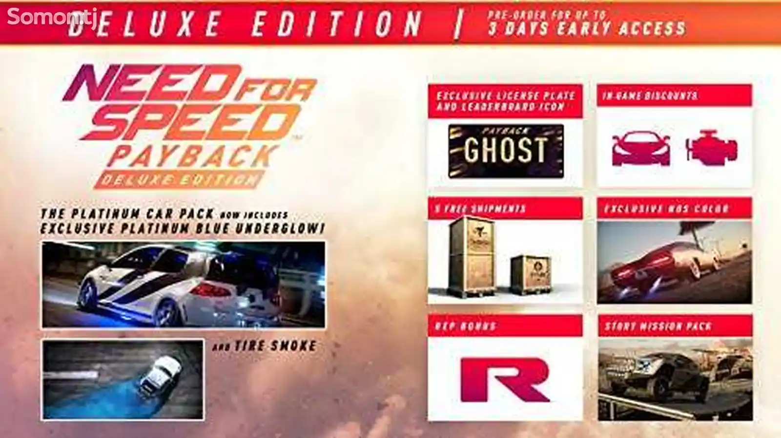 Игра Need for Speed Payback Deluxe Edition для Sony PS4-2
