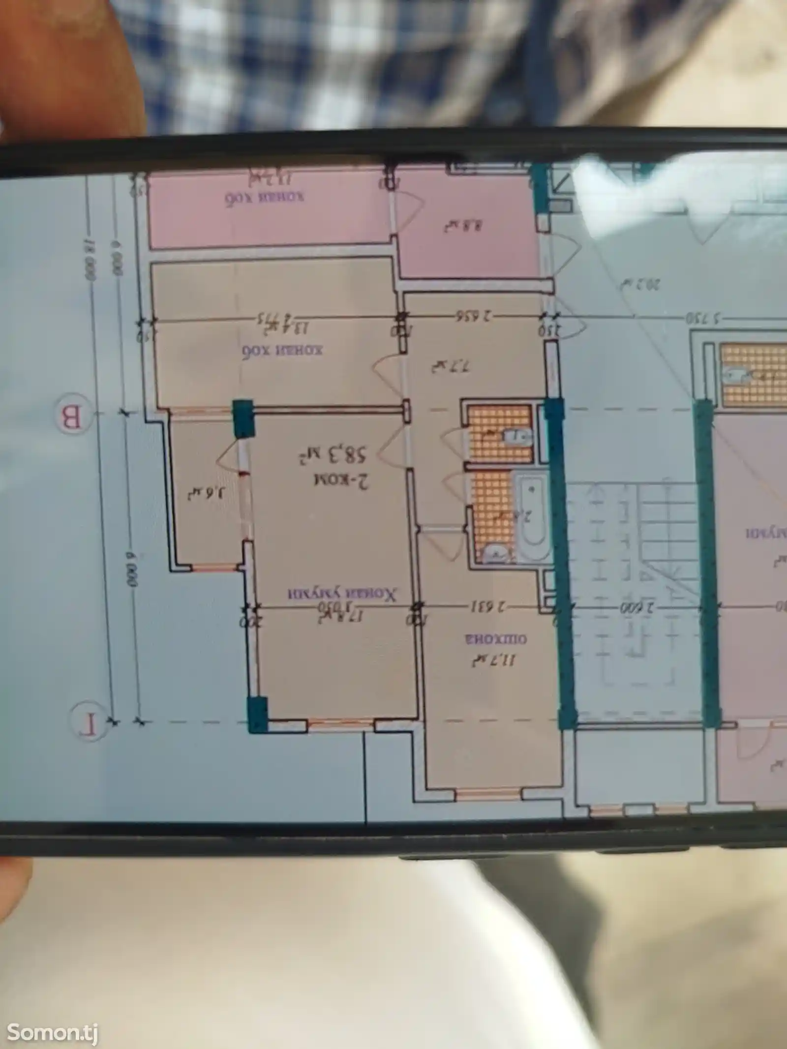 2-комн. квартира, 4 этаж, 58 м²,  поворот Ленинград-2