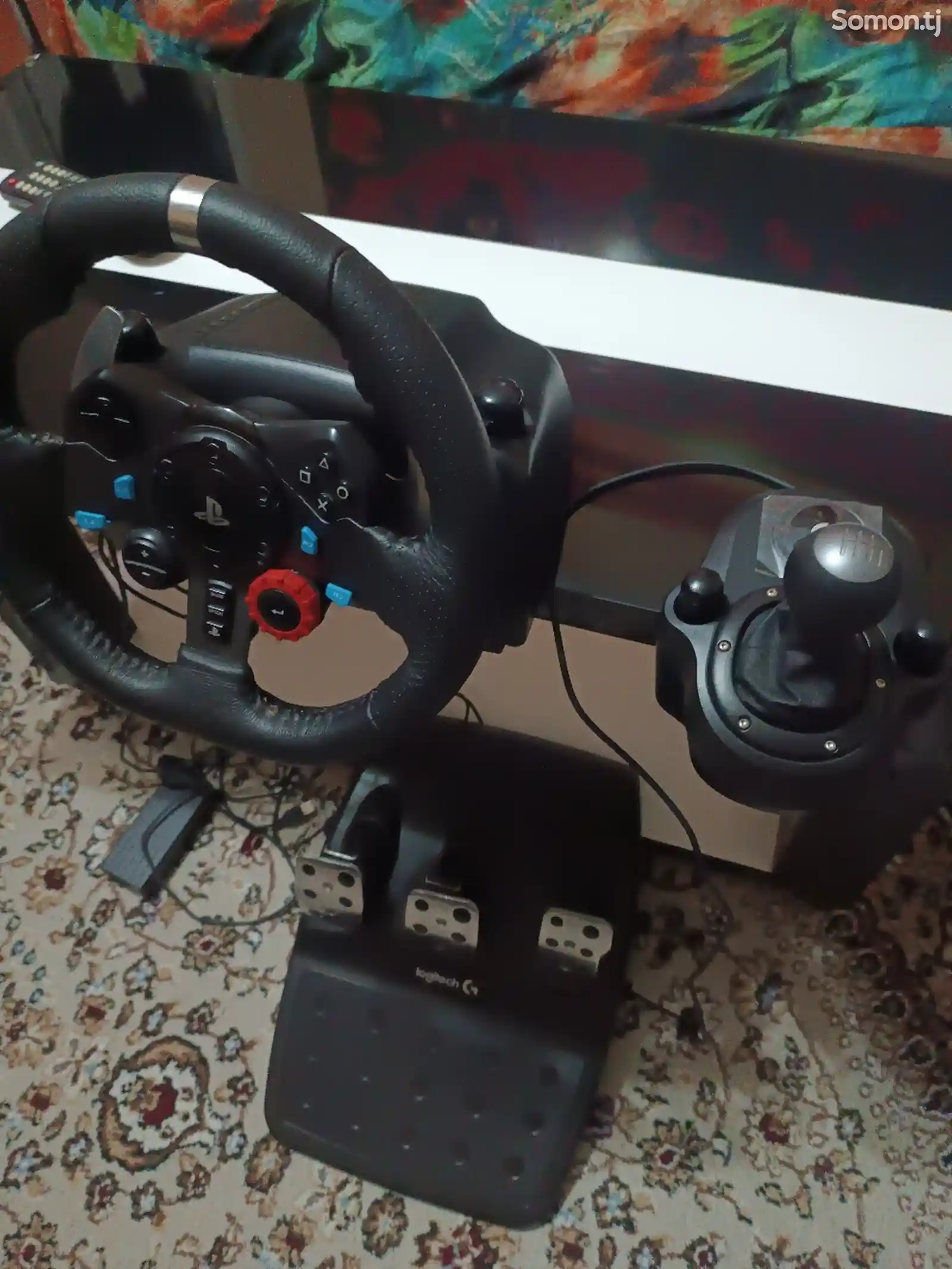 Игровой руль Logitech G29+Shifter for PS4,PS5,PC-3