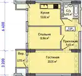 2-комн. квартира, 3 этаж, 63 м², 18мкр, Асал-5