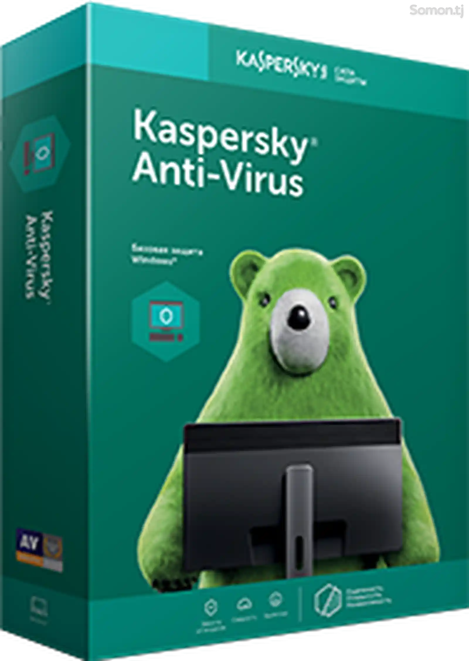 Антивирус Kaspersky Antivirus - азнавкуни барои 2 роёна, 1 сол-1
