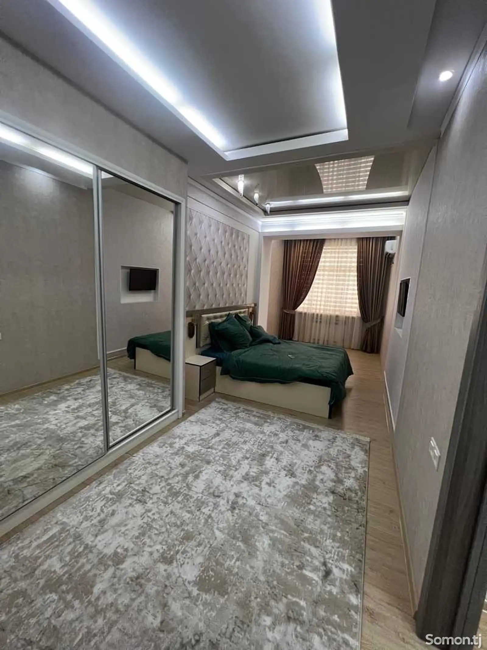 3-комн. квартира, 13 этаж, 95м², Исмоили Сомони-1