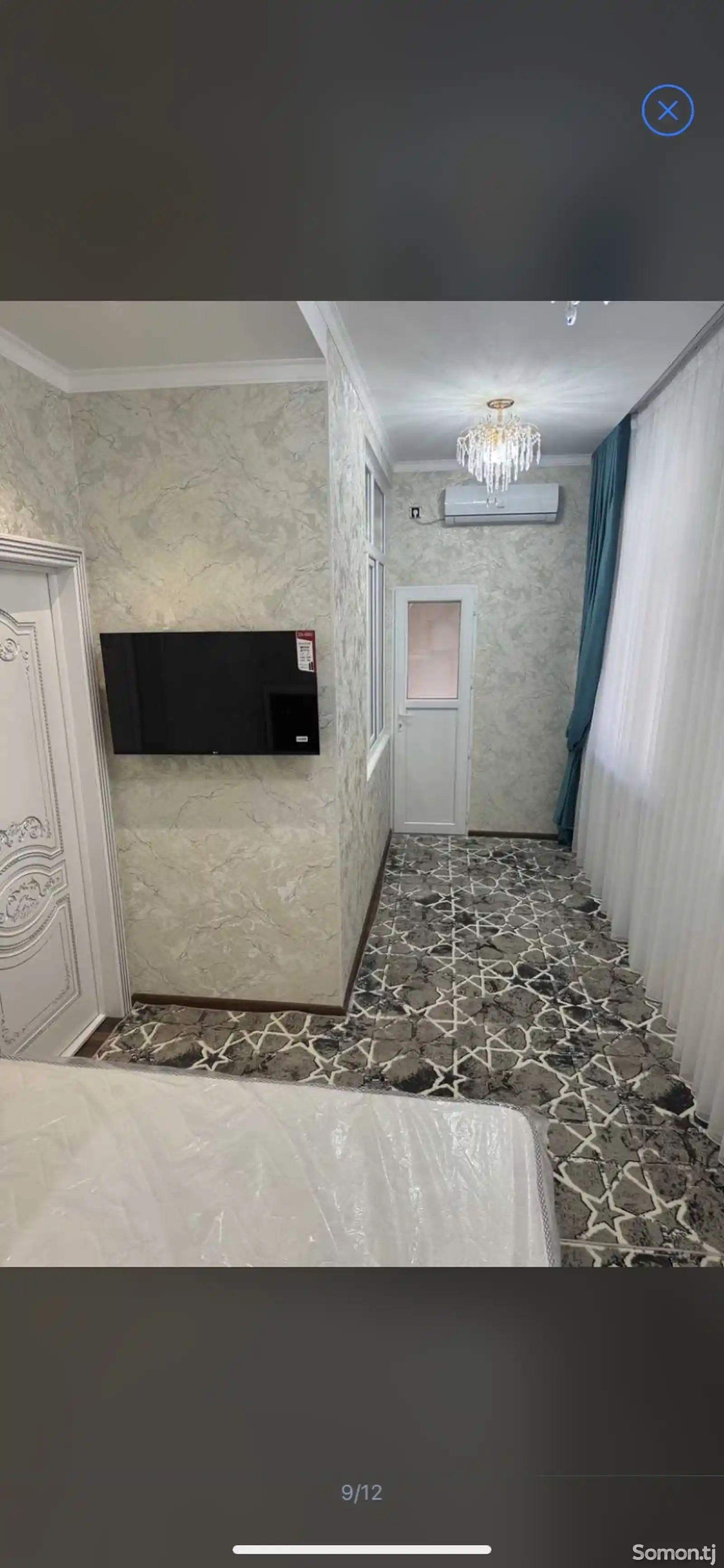 2-комн. квартира, 11 этаж, 60м², Сомони-9