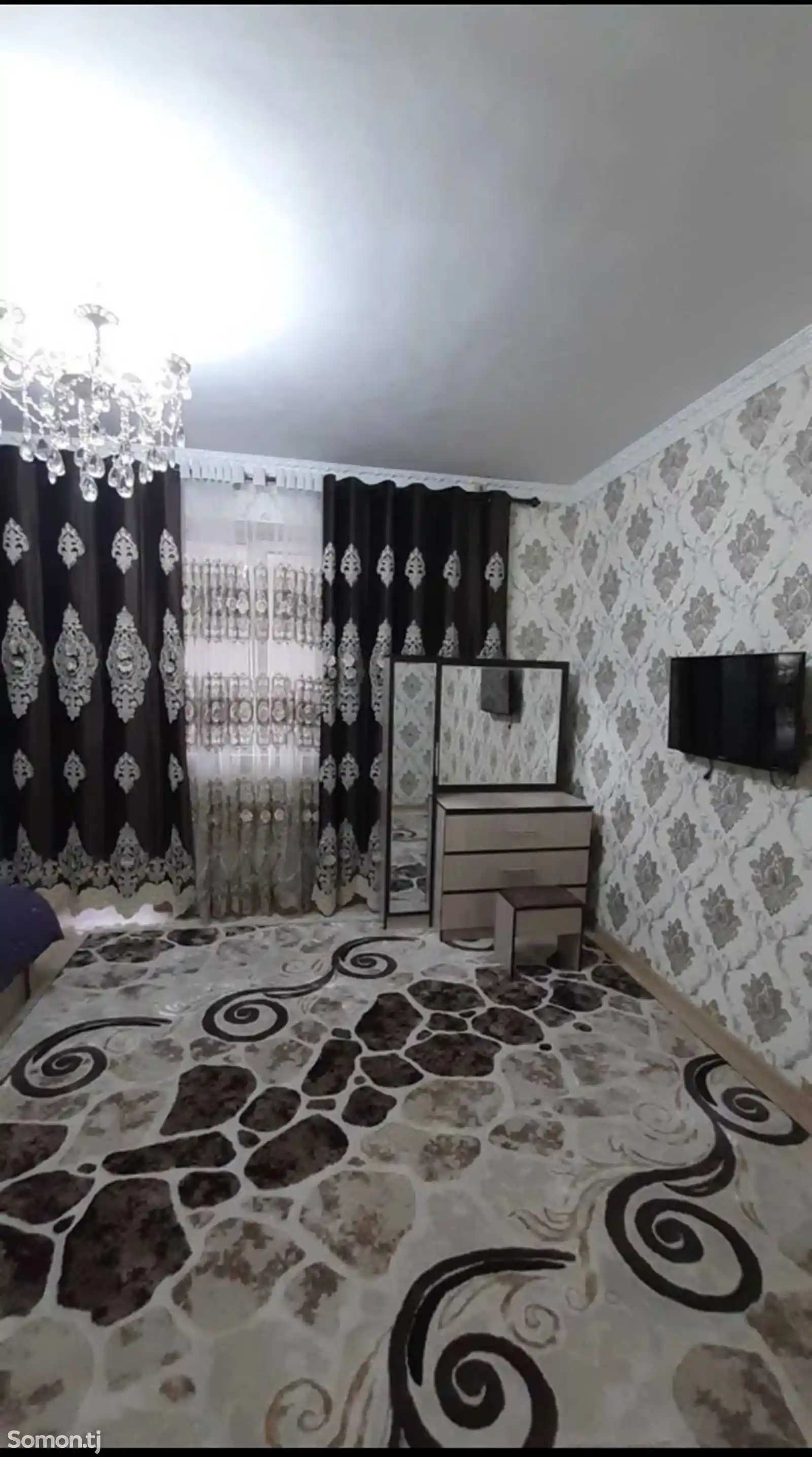 1-комн. квартира, 11 этаж, 70 м²,Сомони Дом Печать-3