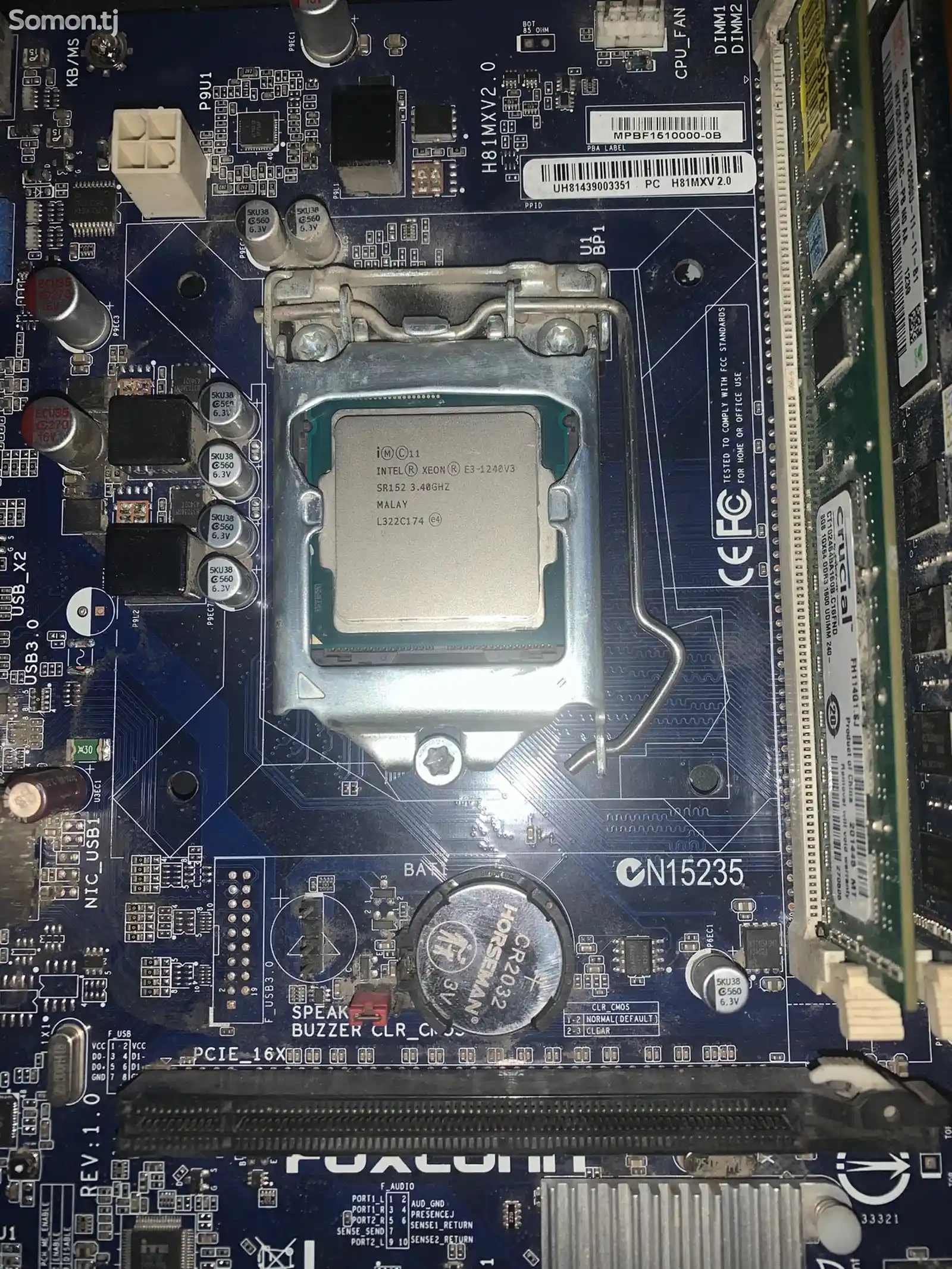 Процессор Intel Xeon e31240v3-2