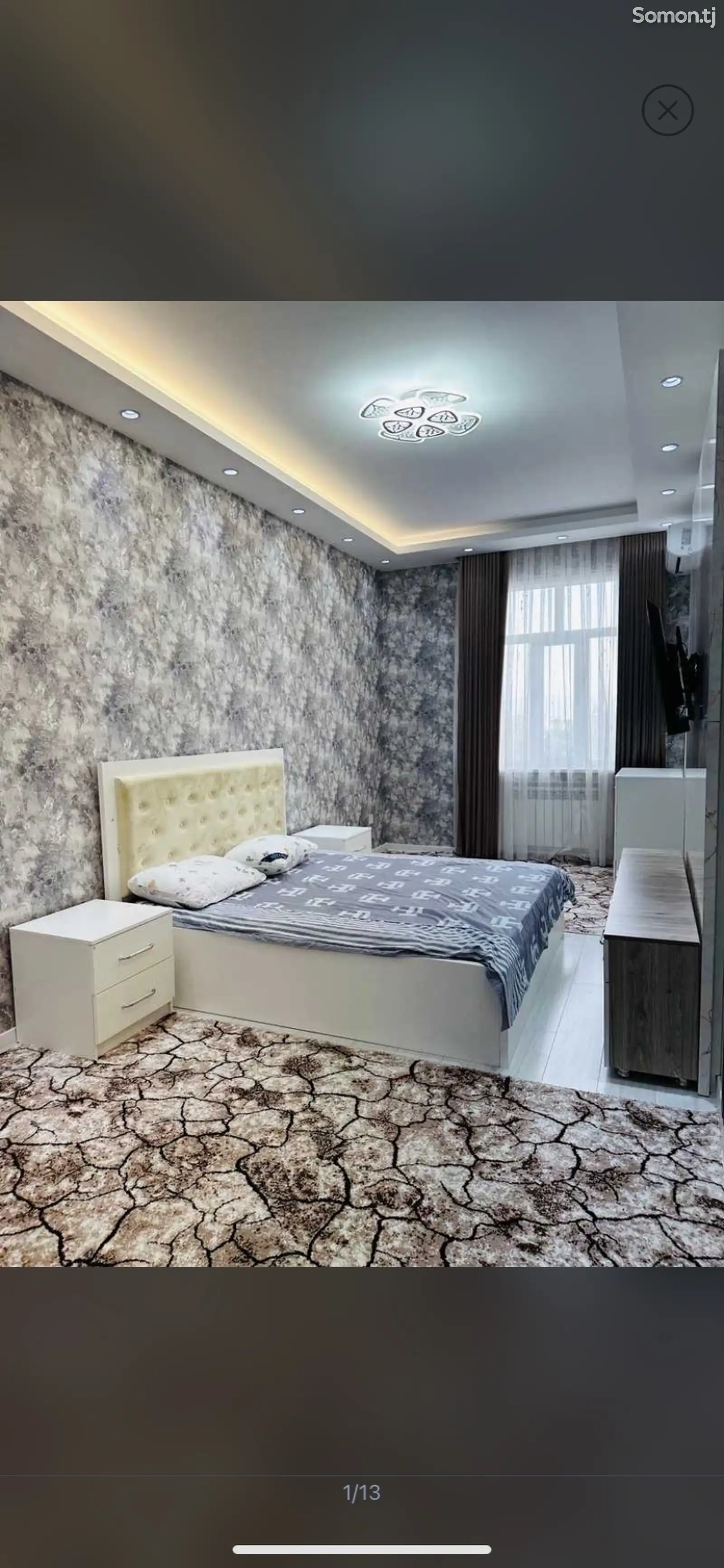 1-комн. квартира, 10 этаж, 55 м², И Сомони-3