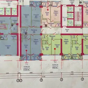 3-комн. квартира, 9 этаж, 112 м², Шомансур