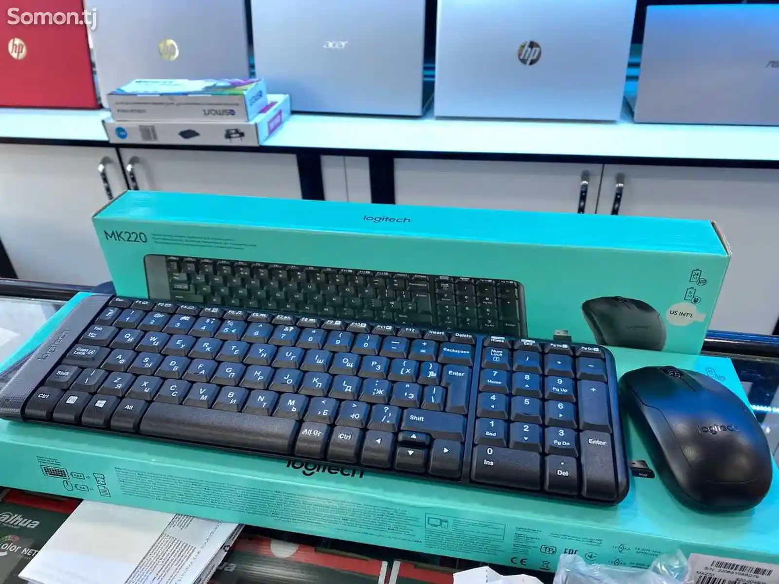 Беспроводная клавиатура с мышкой Logitech MK220-1