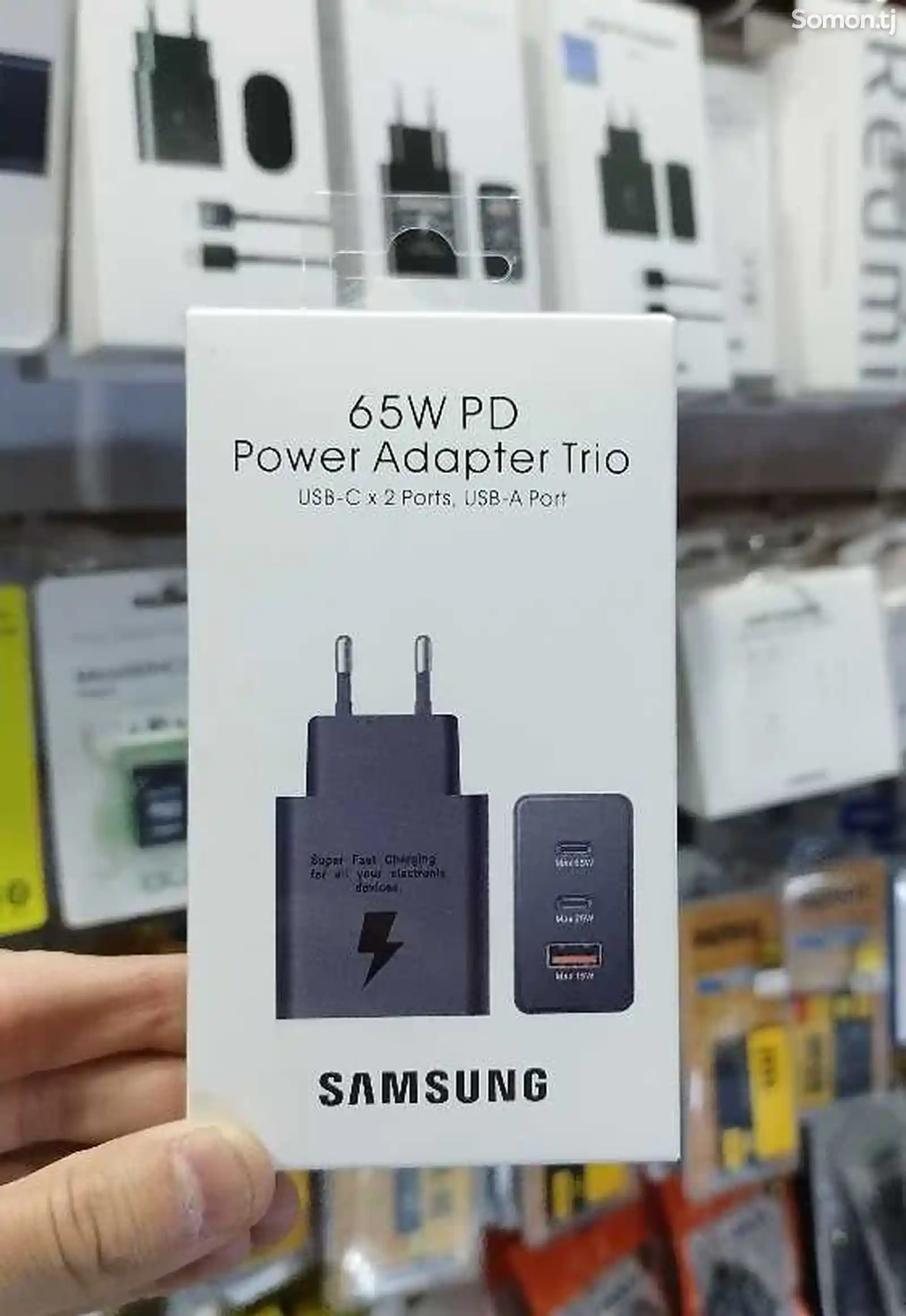 Зарядное устройство 65W PD Power Adapter Trio-2
