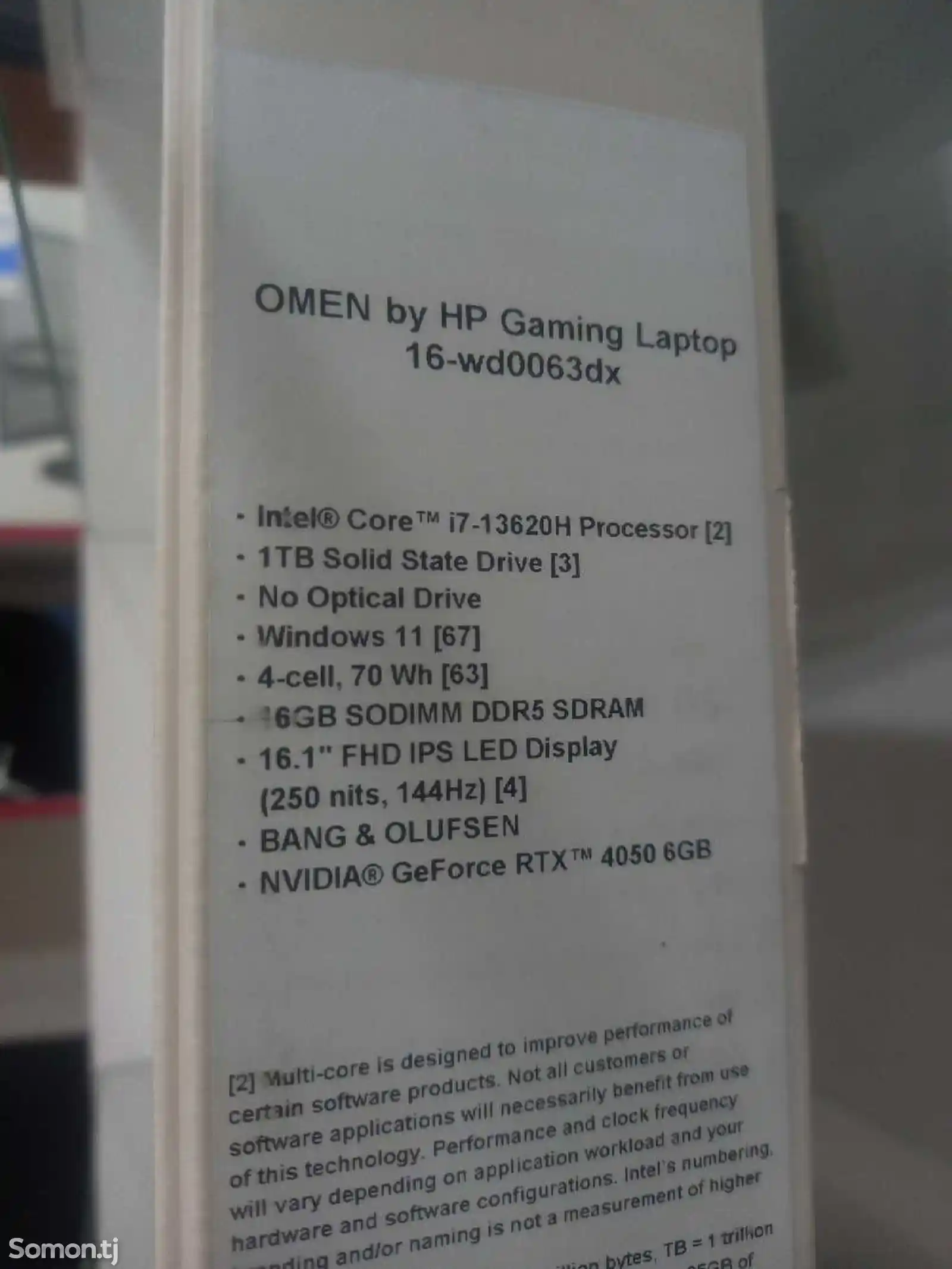 Ноутбук HP Omen-2