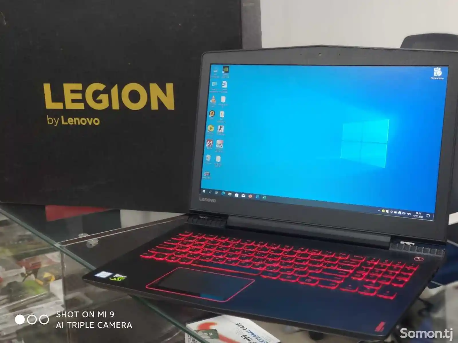 Ноутбук Lenovo Legion core i5-7300HQ GTX1060 3GB-14