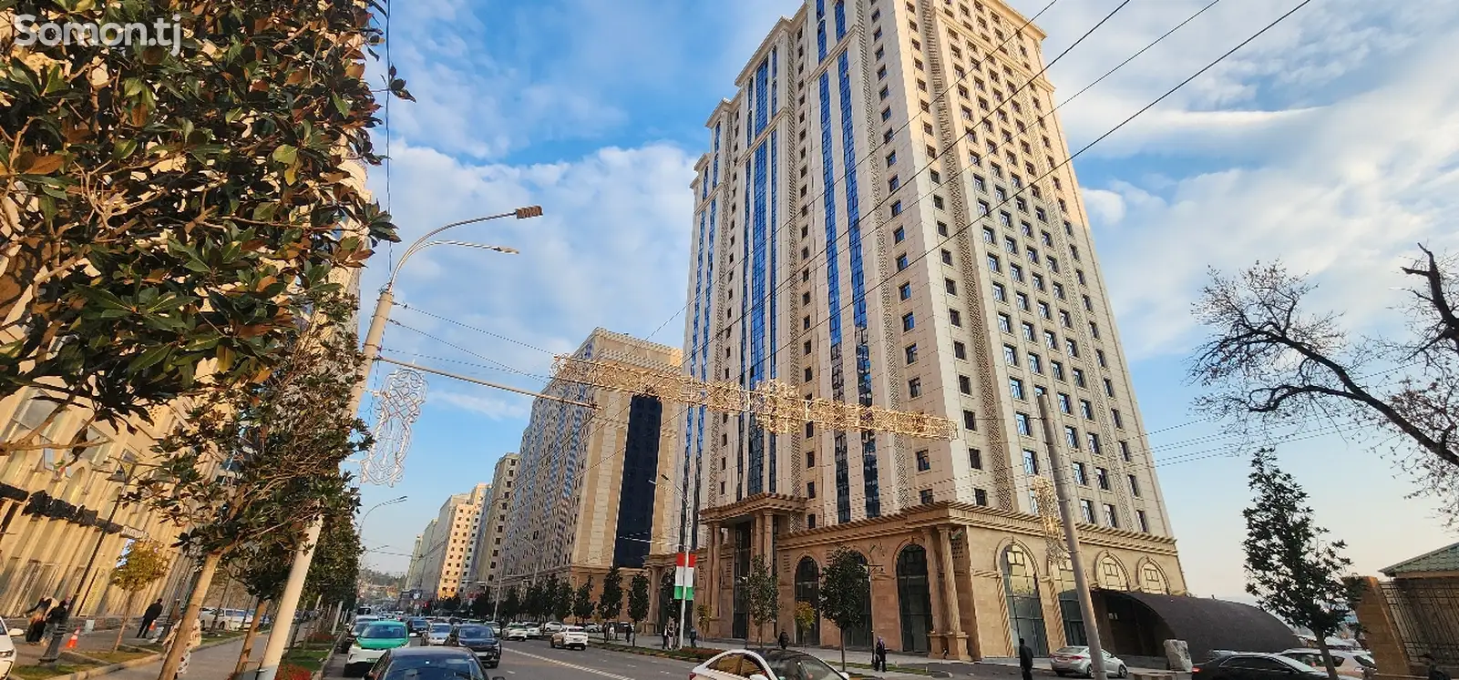 2-комн. квартира, 22 этаж, 91 м², Шохмансур-1