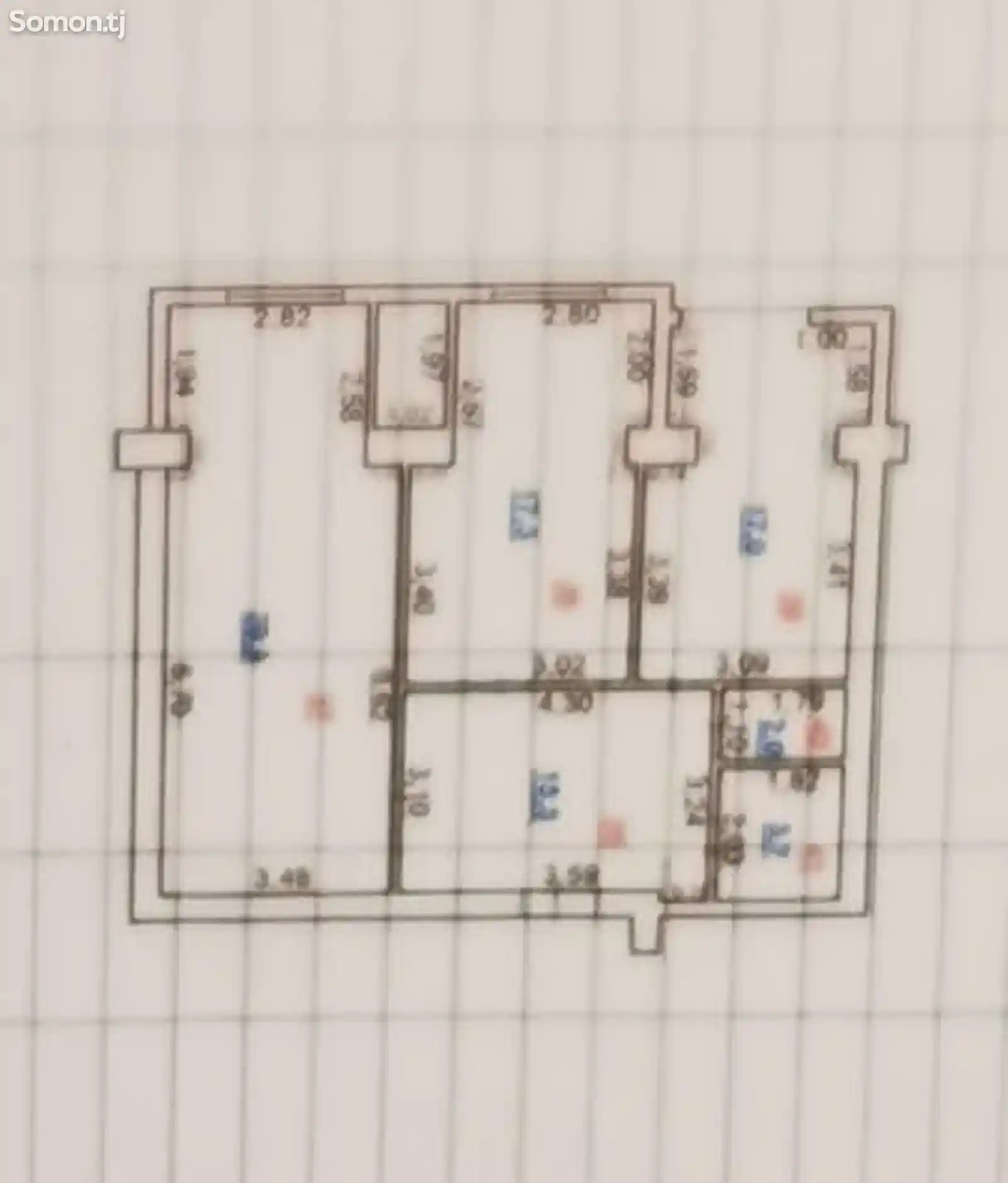 2-комн. квартира, 9 этаж, 83 м², Шохмансур-5