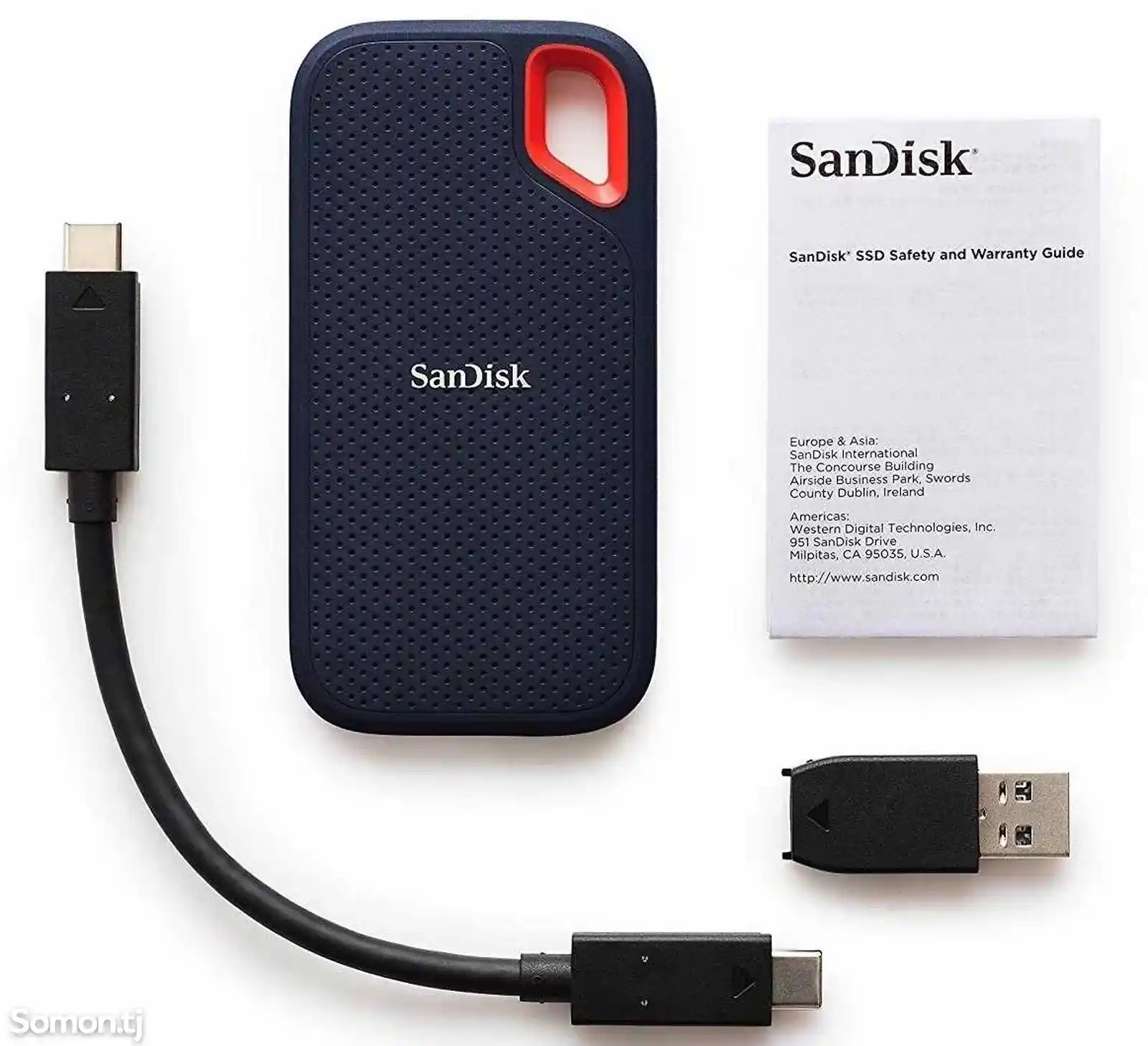 Внешний диск SSD SanDisk Extreme-3