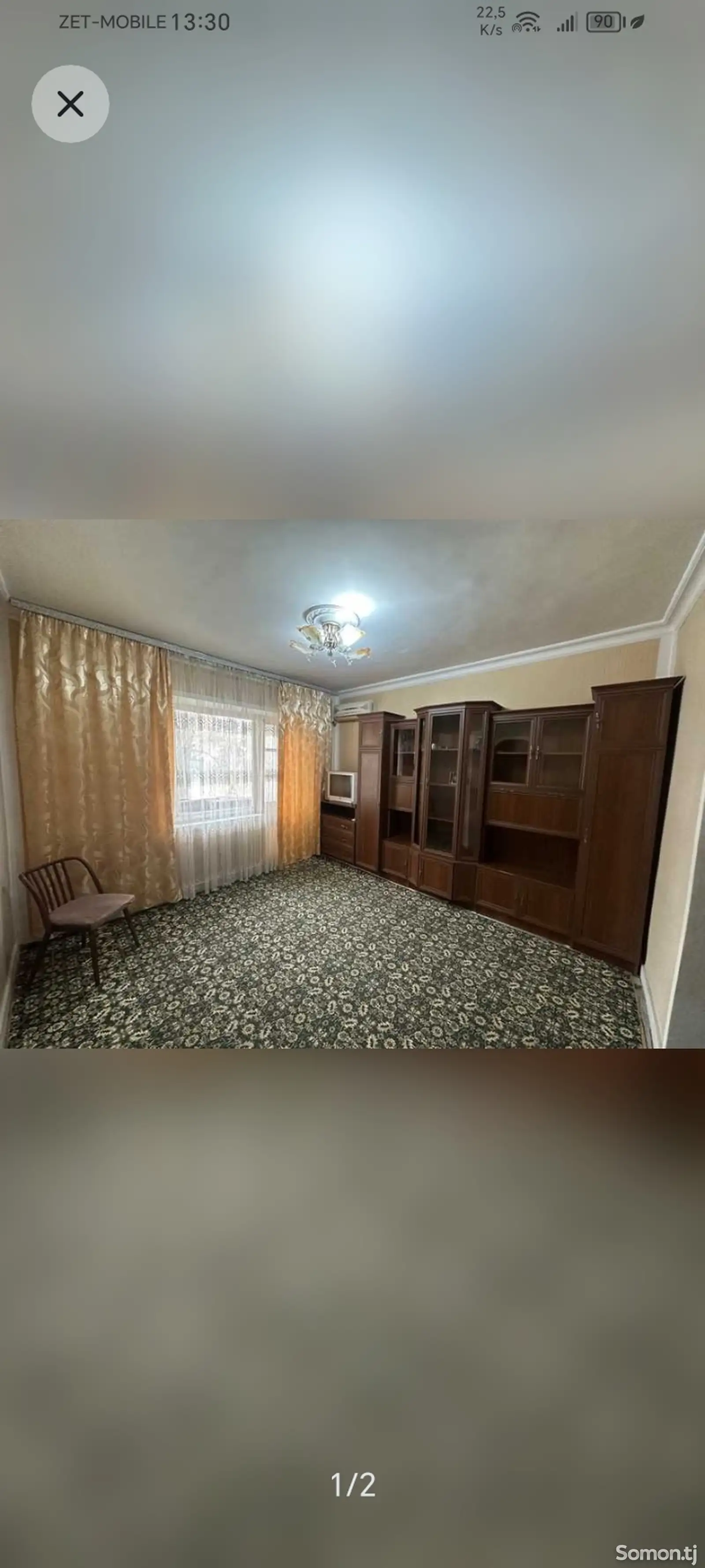 3-комн. квартира, 3 этаж, 65м², сентр-1