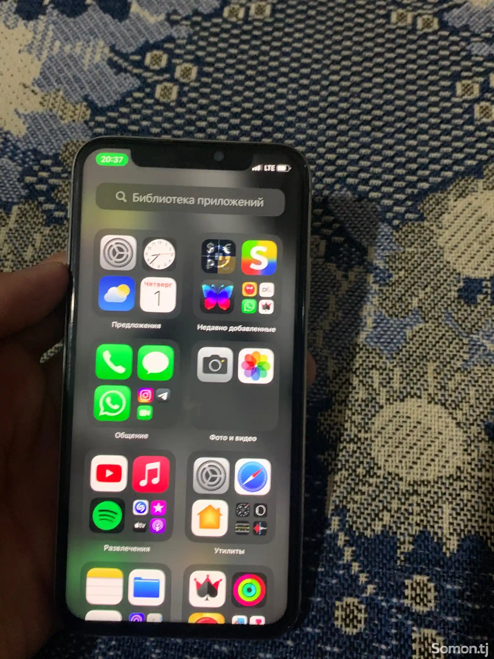 Apple iPhone X, 256 gb, Silver-10