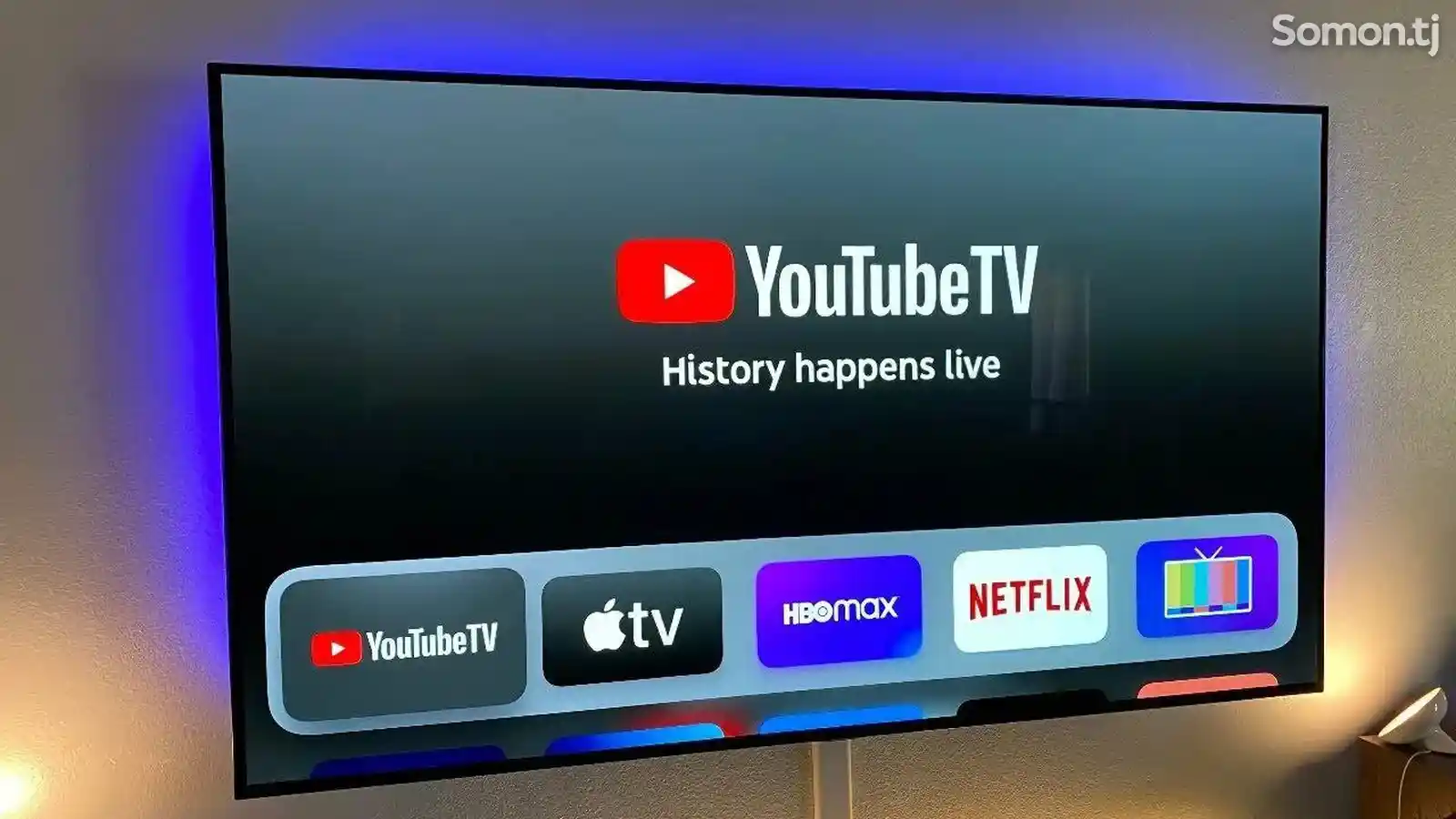 Подключение YouTube к Smart TV - связываем с аккаунтом телевизор-1