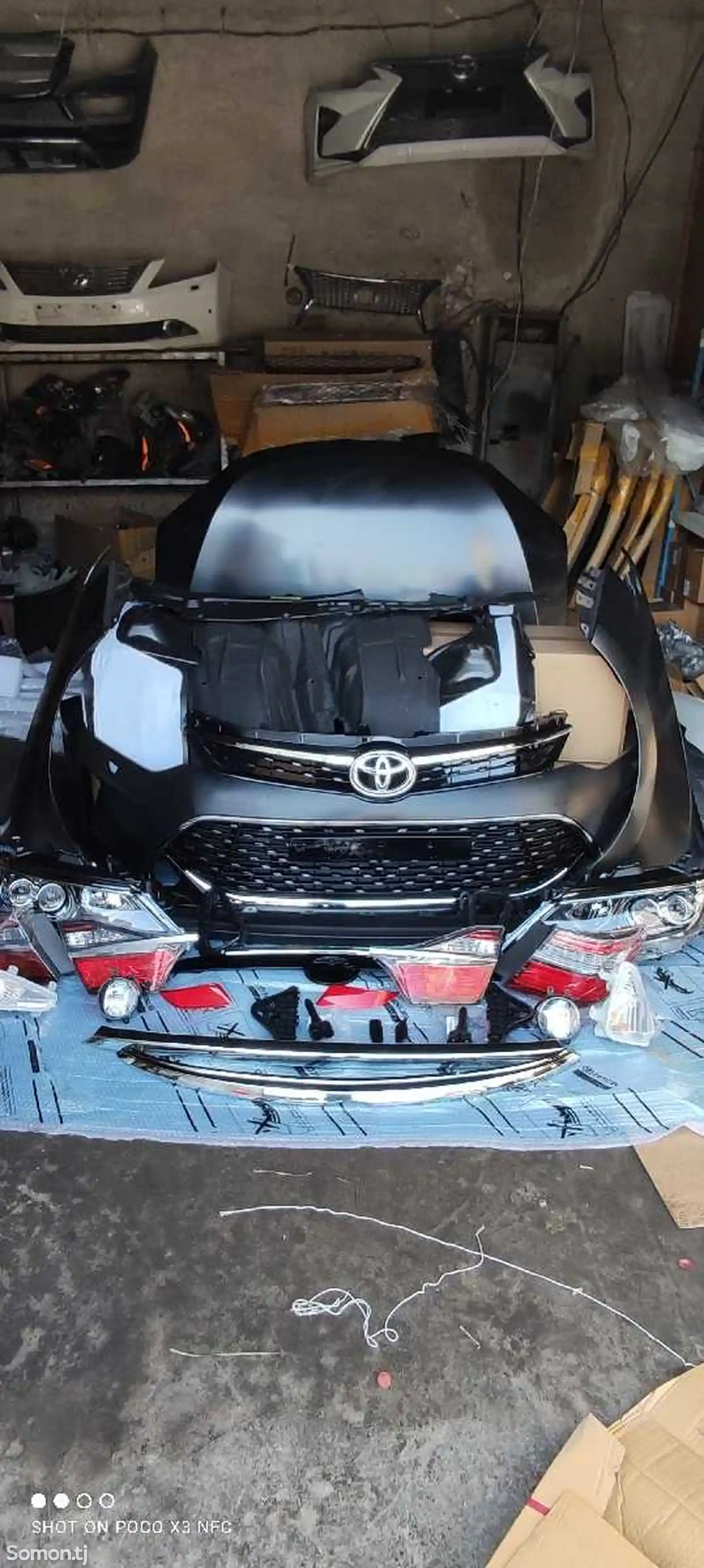 Комплект передней части от Toyota Camry 2017-2