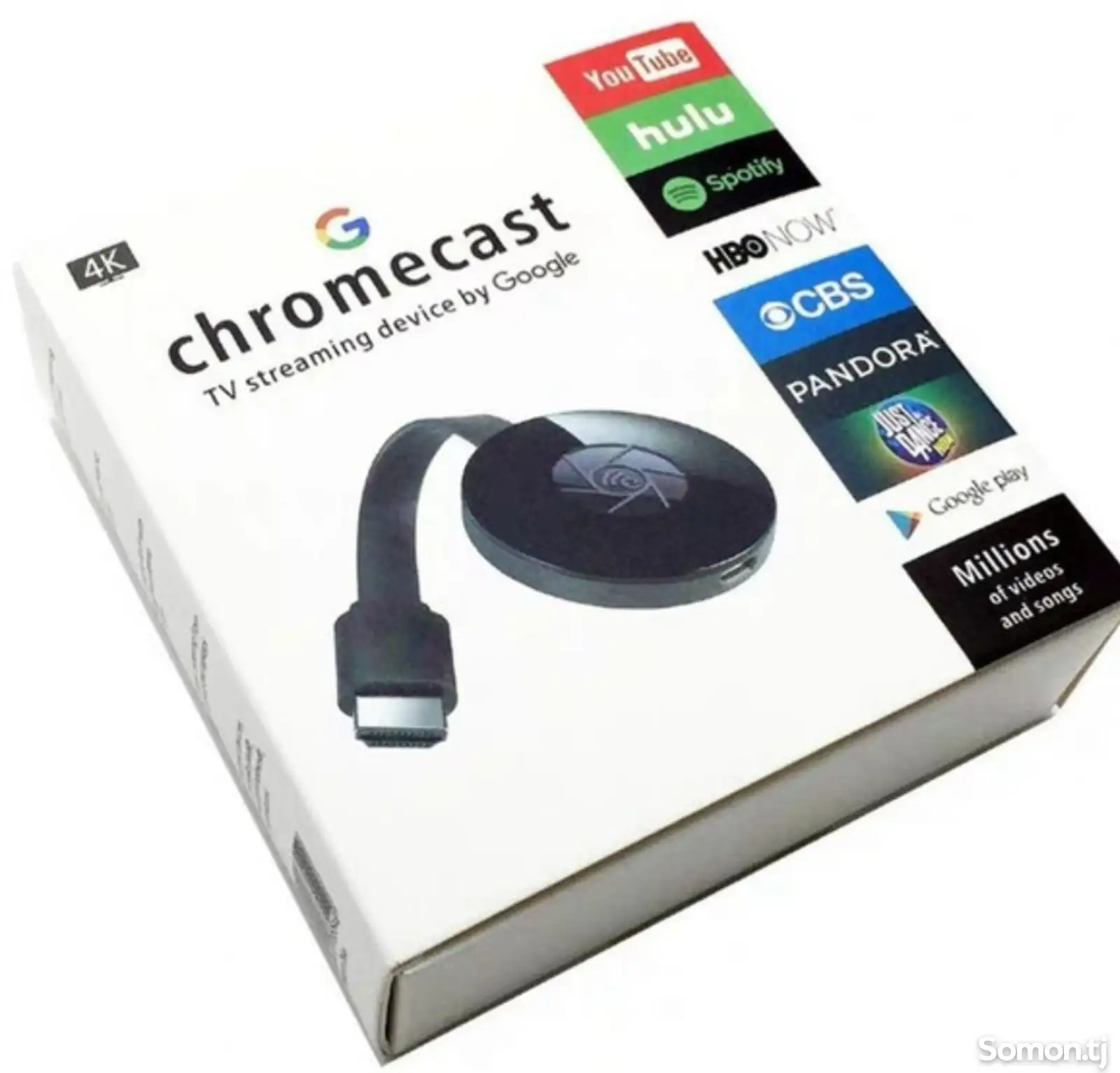 Беспроводной Тв адаптер ChromeCast G2 Wifi Hdmi для смартфона iOs и An-1