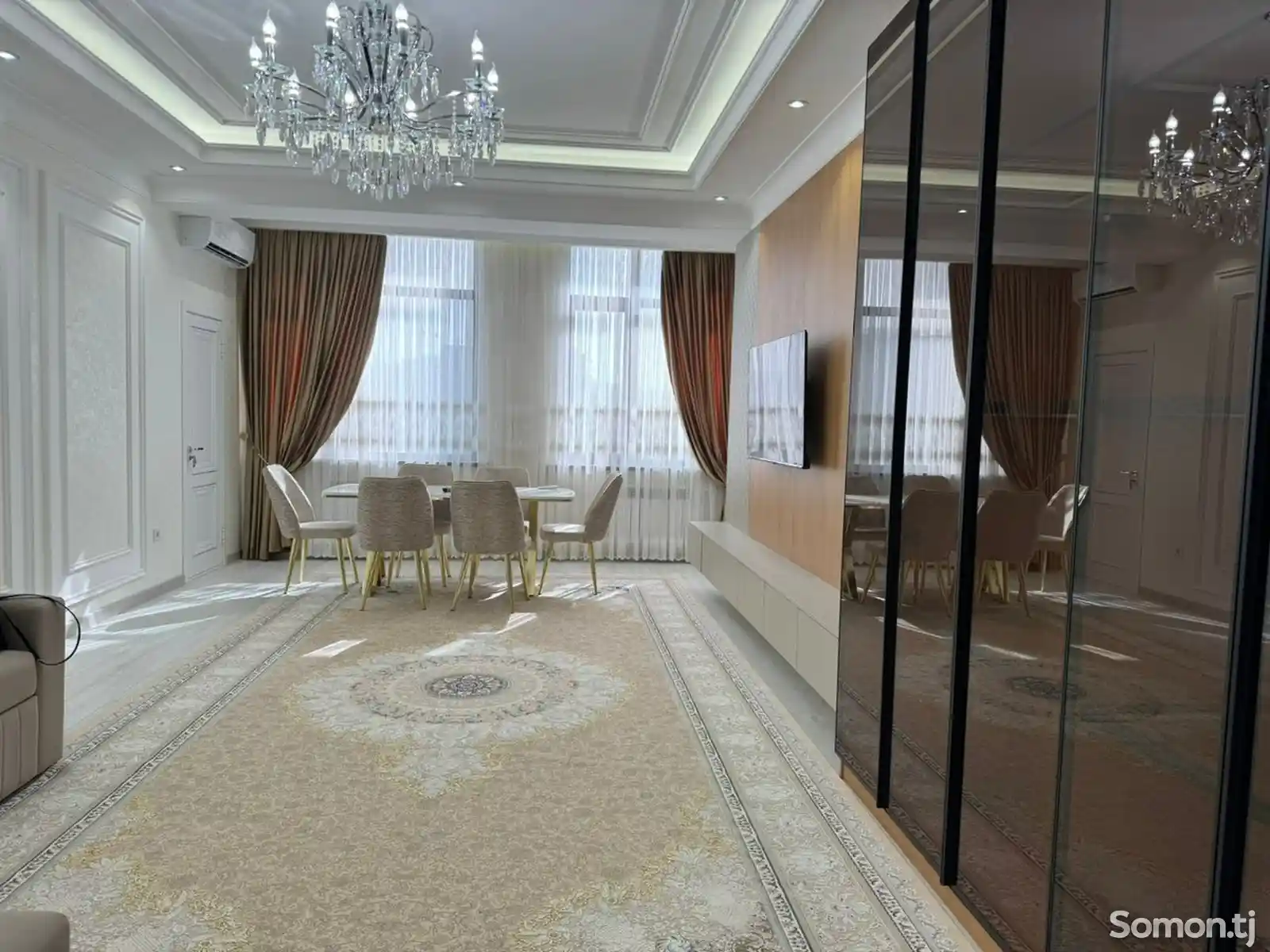 2-комн. квартира, 8 этаж, 100м², И.Сомони Цум-3